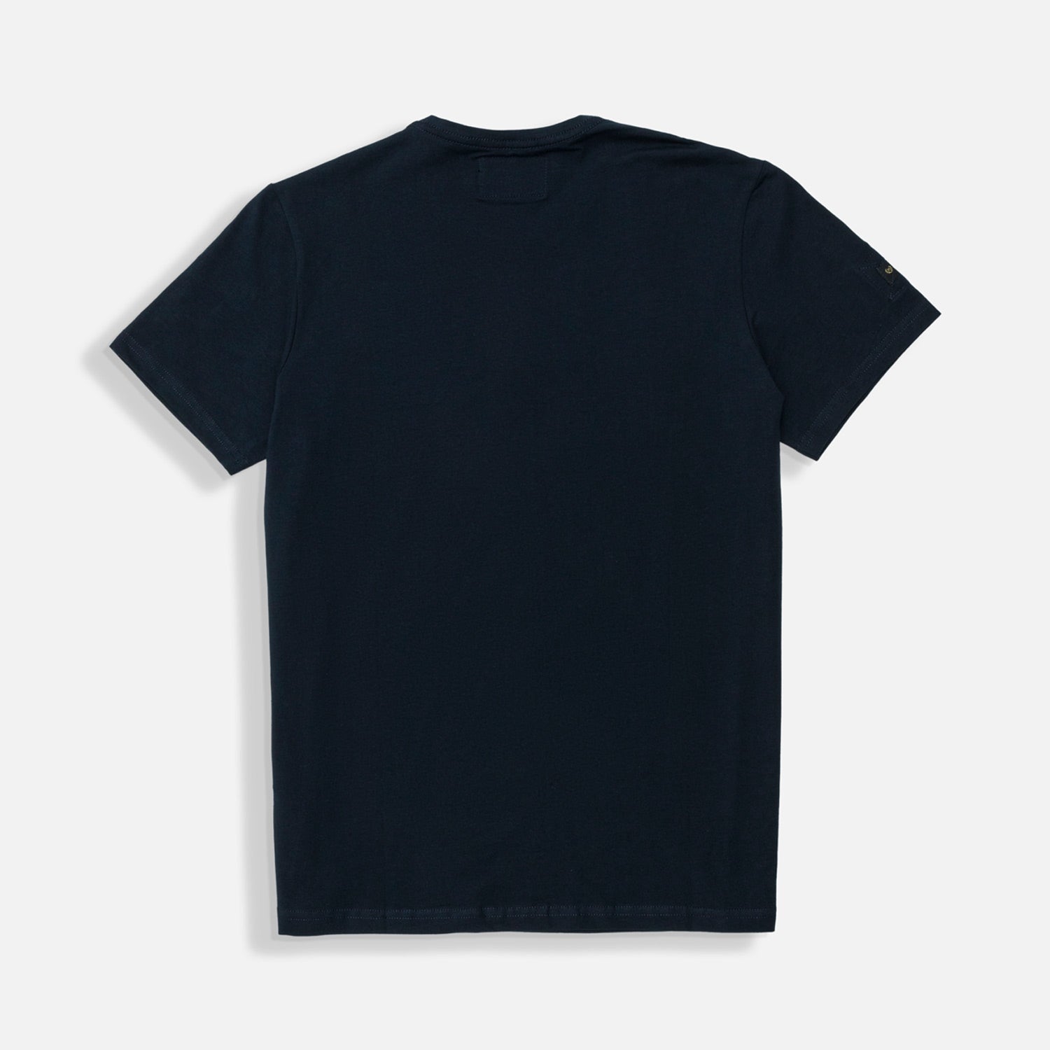 CAMISETA SLIM MANGA CORTA COLOR AZUL OSCURO