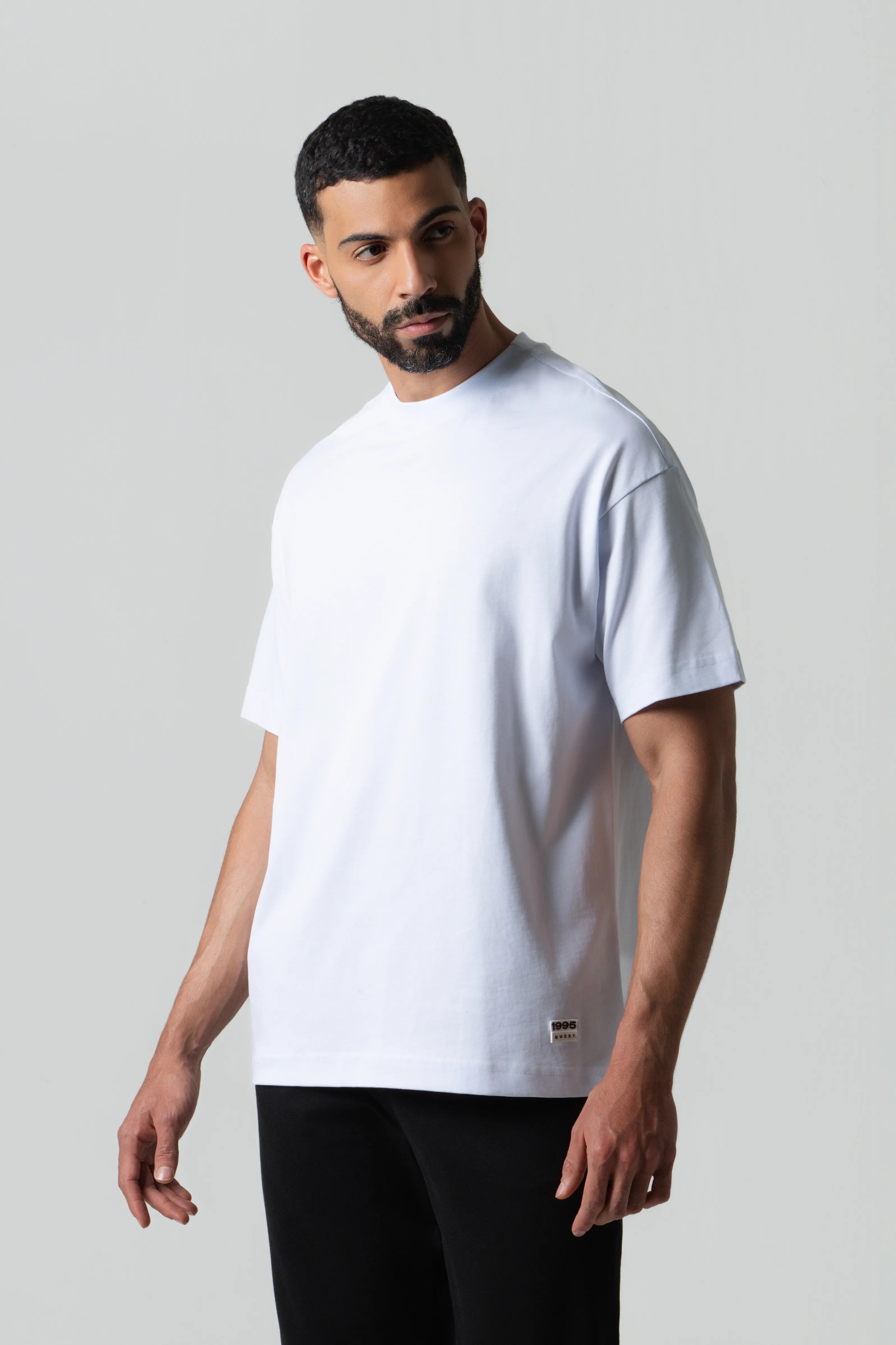 CAMISETA MANGA CORTA COLOR BLANCO OPTICO