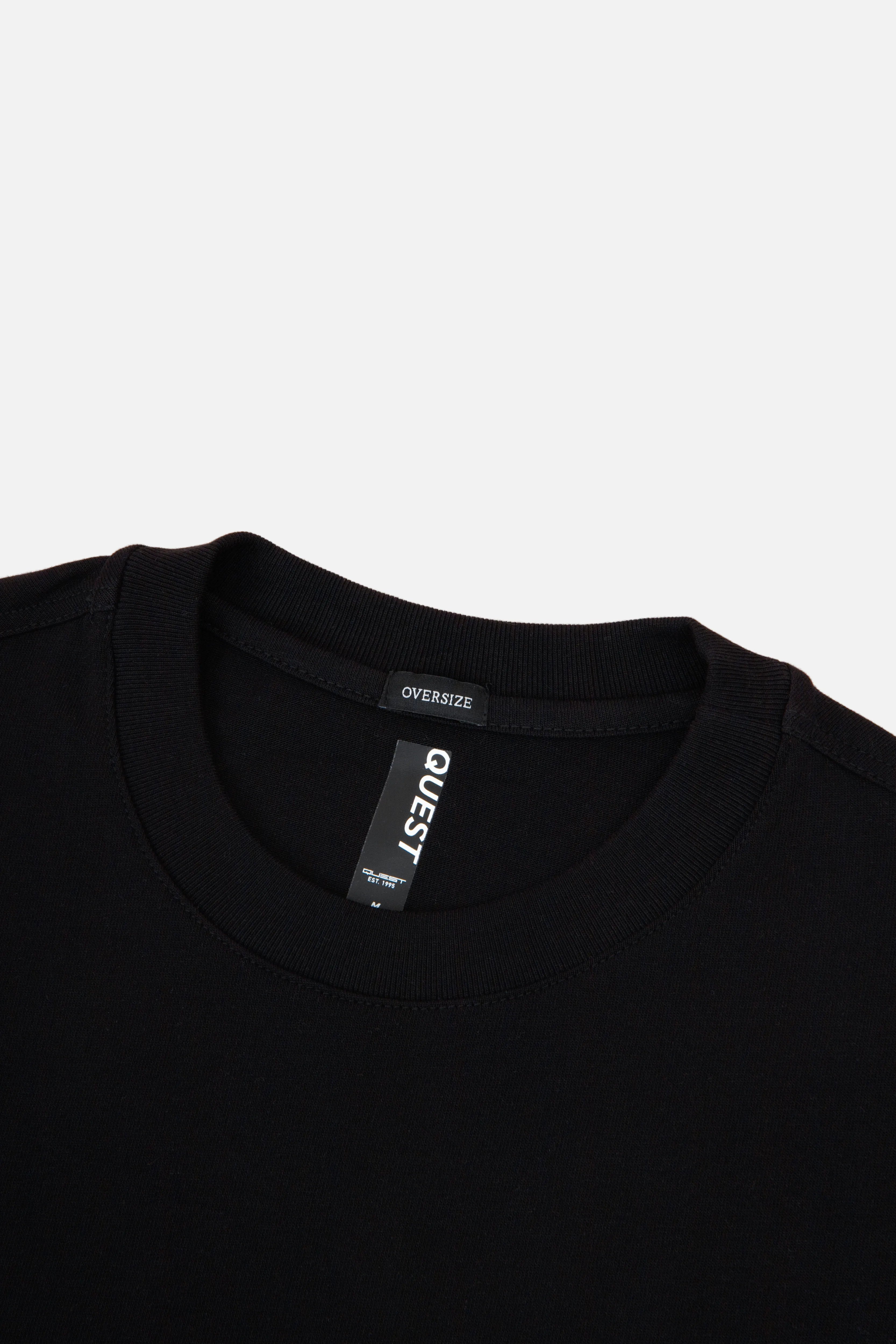 CAMISETA MANGA CORTA COLOR NEGRO