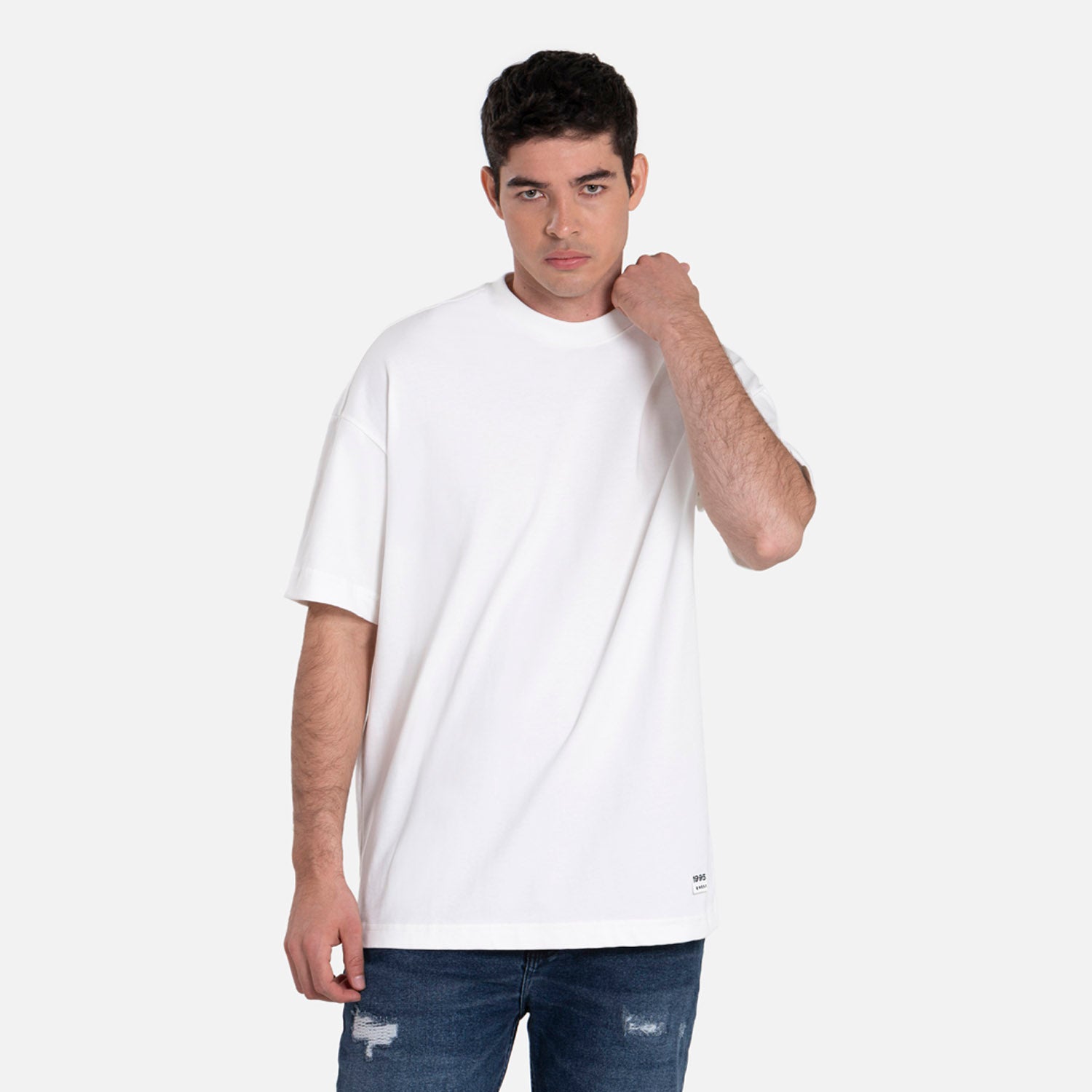 CAMISETA MANGA CORTA COLOR IVORY