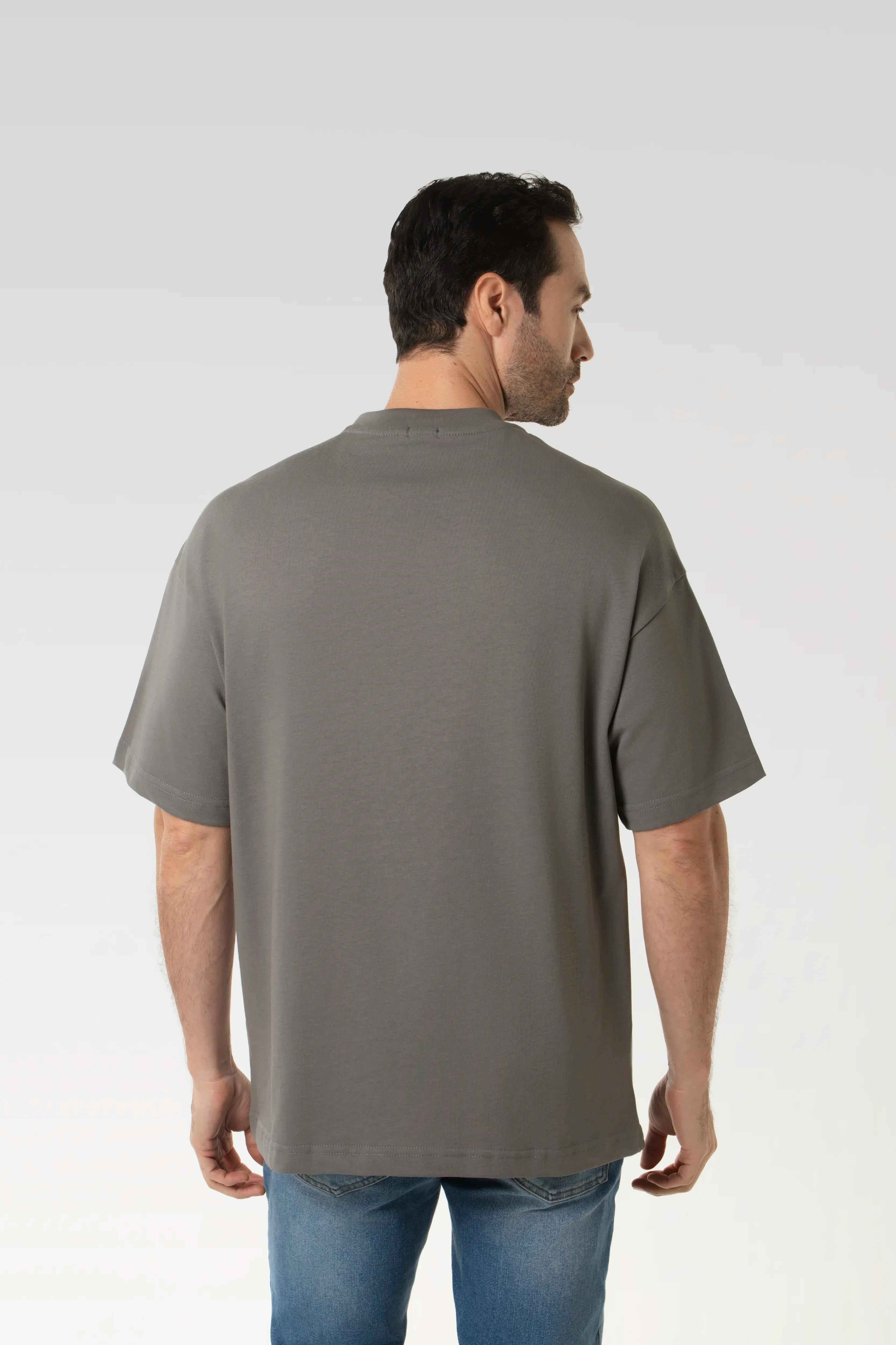CAMISETA MANGA CORTA COLOR PEWTER