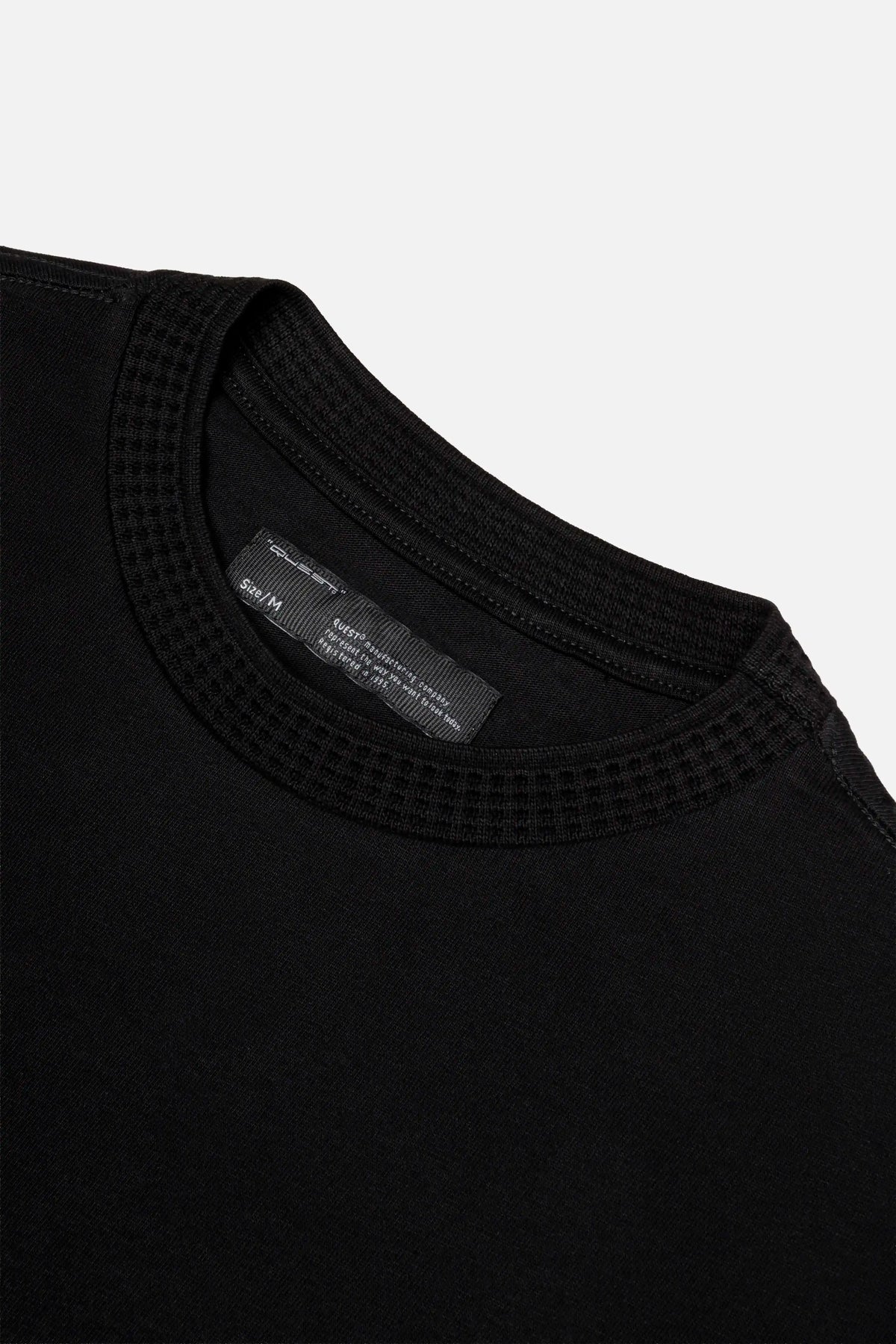 CAMISETA MANGA CORTA COLOR NEGRO