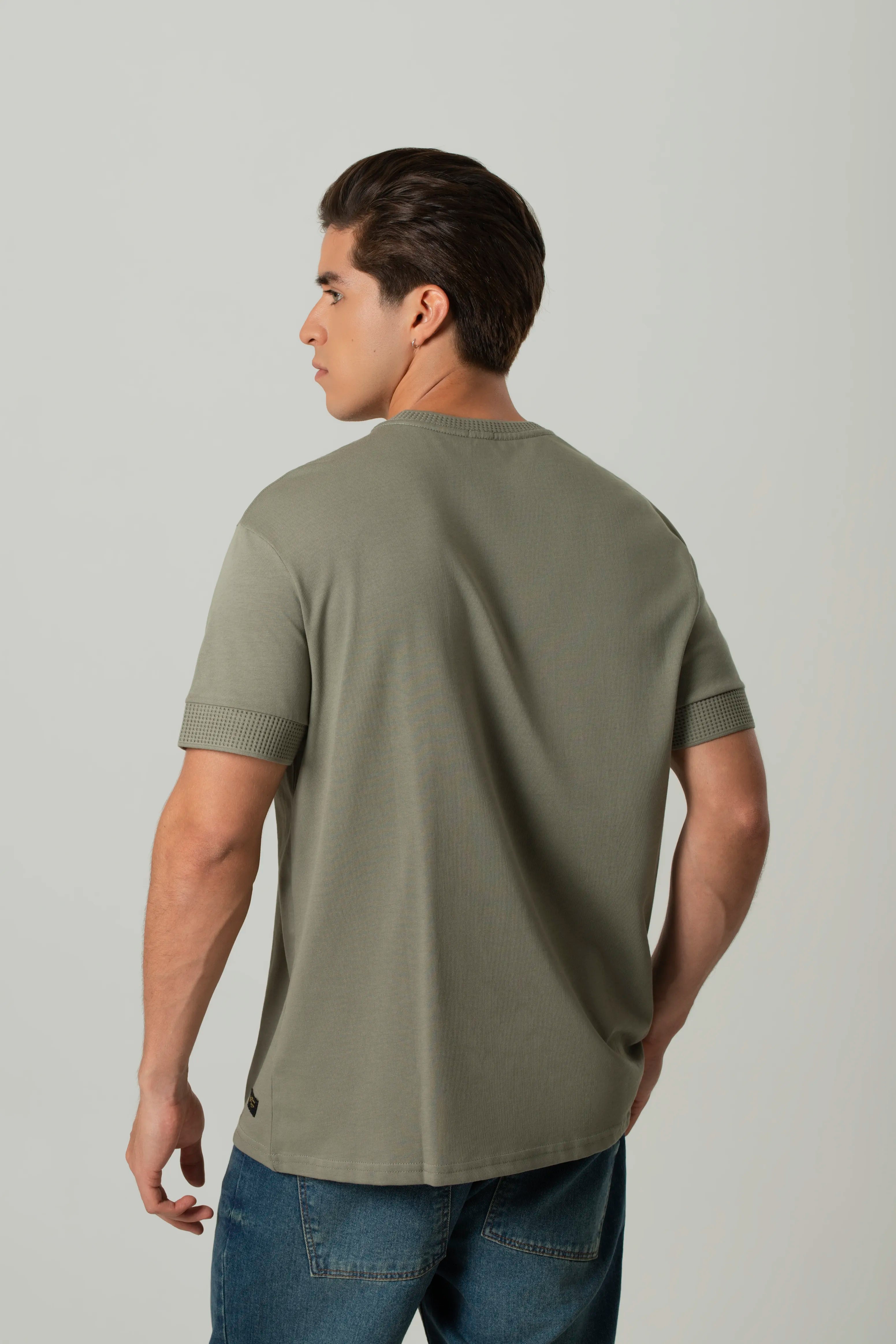 CAMISETA MANGA CORTA COLOR VETIVER
