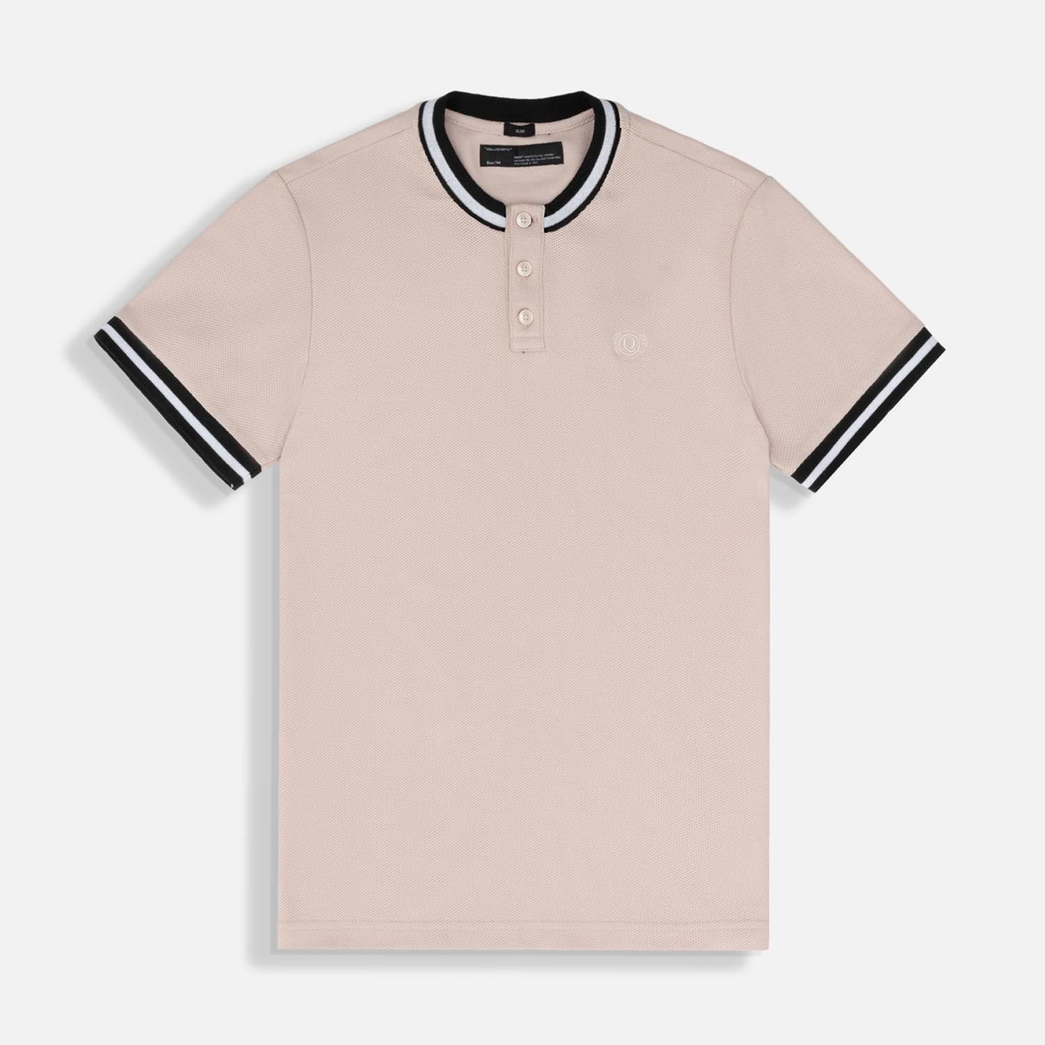 CAMISETA MANGA CORTA COLOR WARM TAUPE