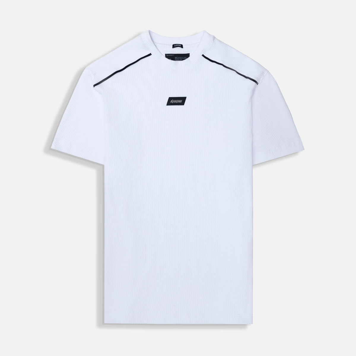 CAMISETA MANGA CORTA COLOR BLANCO OPTICO