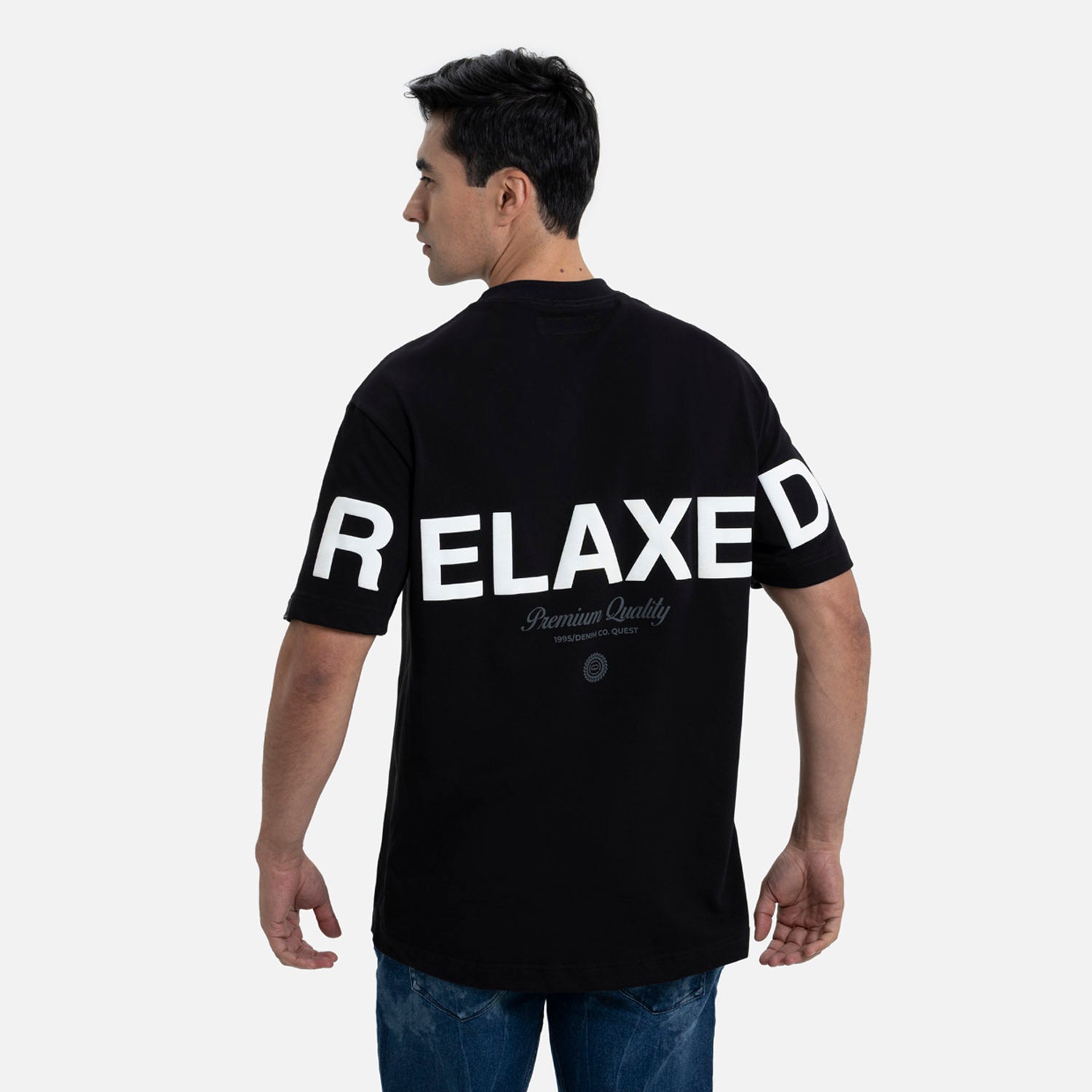 CAMISETA MANGA CORTA COLOR NEGRO