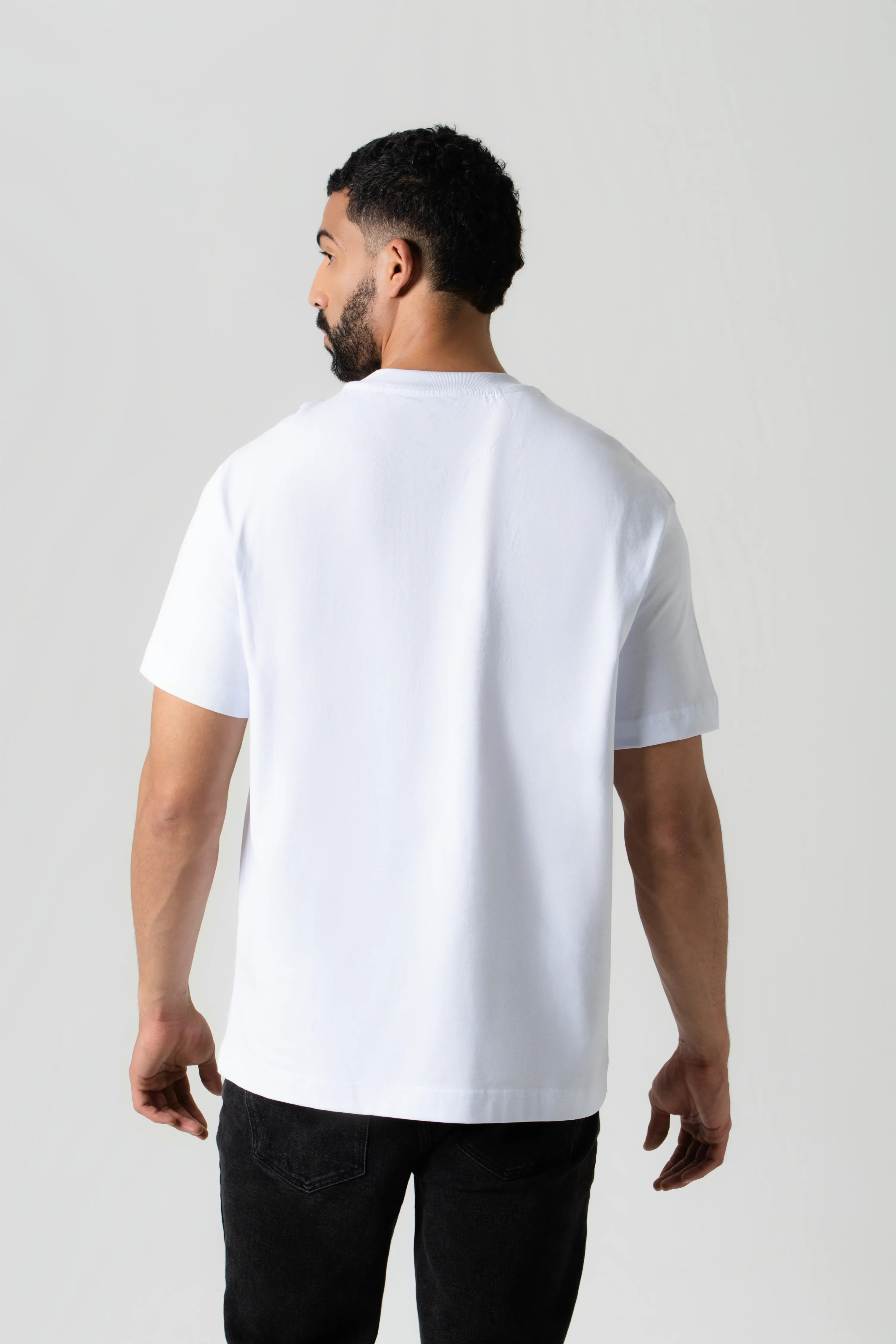 CAMISETA MANGA CORTA COLOR BLANCO OPTICO