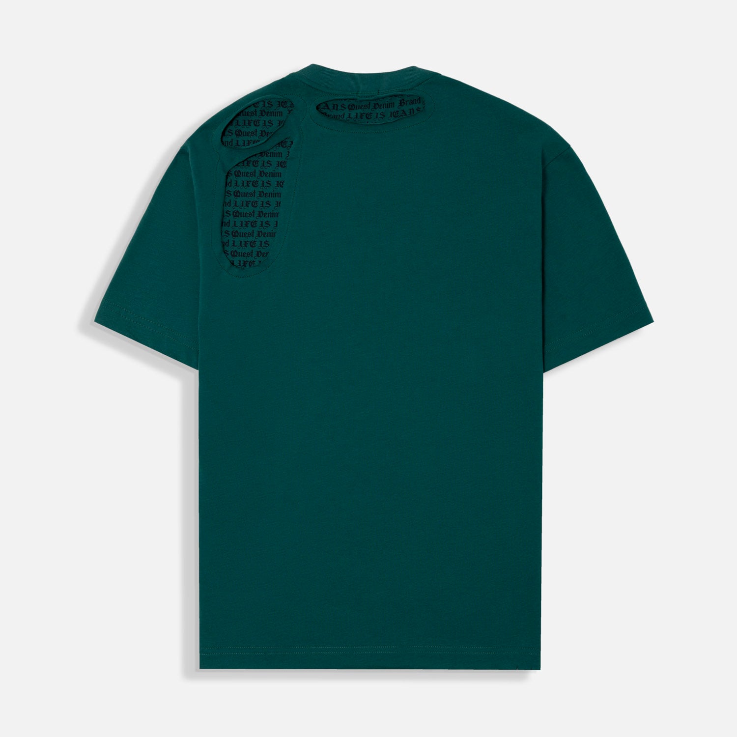 CAMISETA MANGA CORTA COLOR VERDE TORMENTA