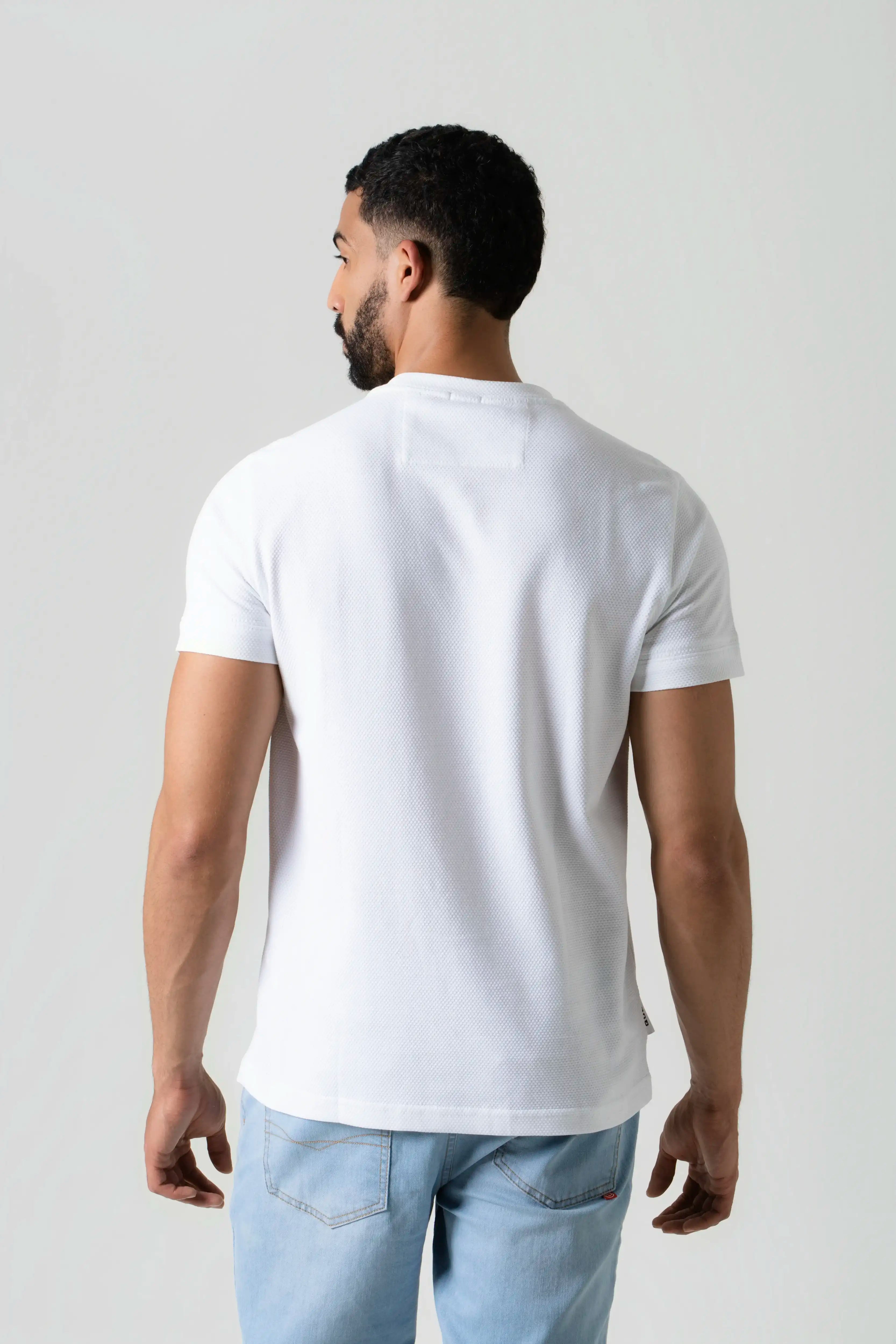CAMISETA MANGA CORTA COLOR BLANCO BLANCO