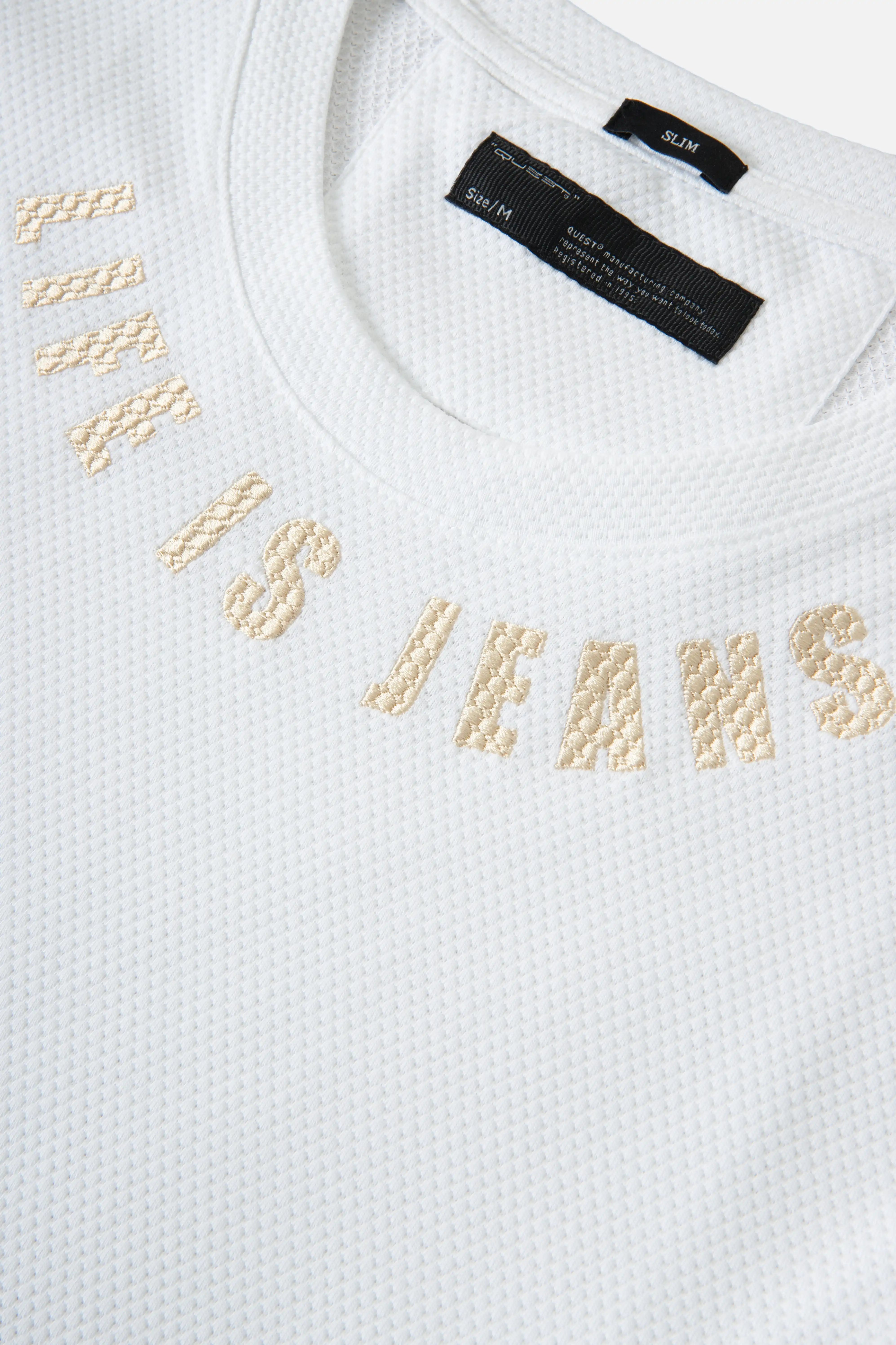 CAMISETA MANGA CORTA COLOR BLANCO BLANCO