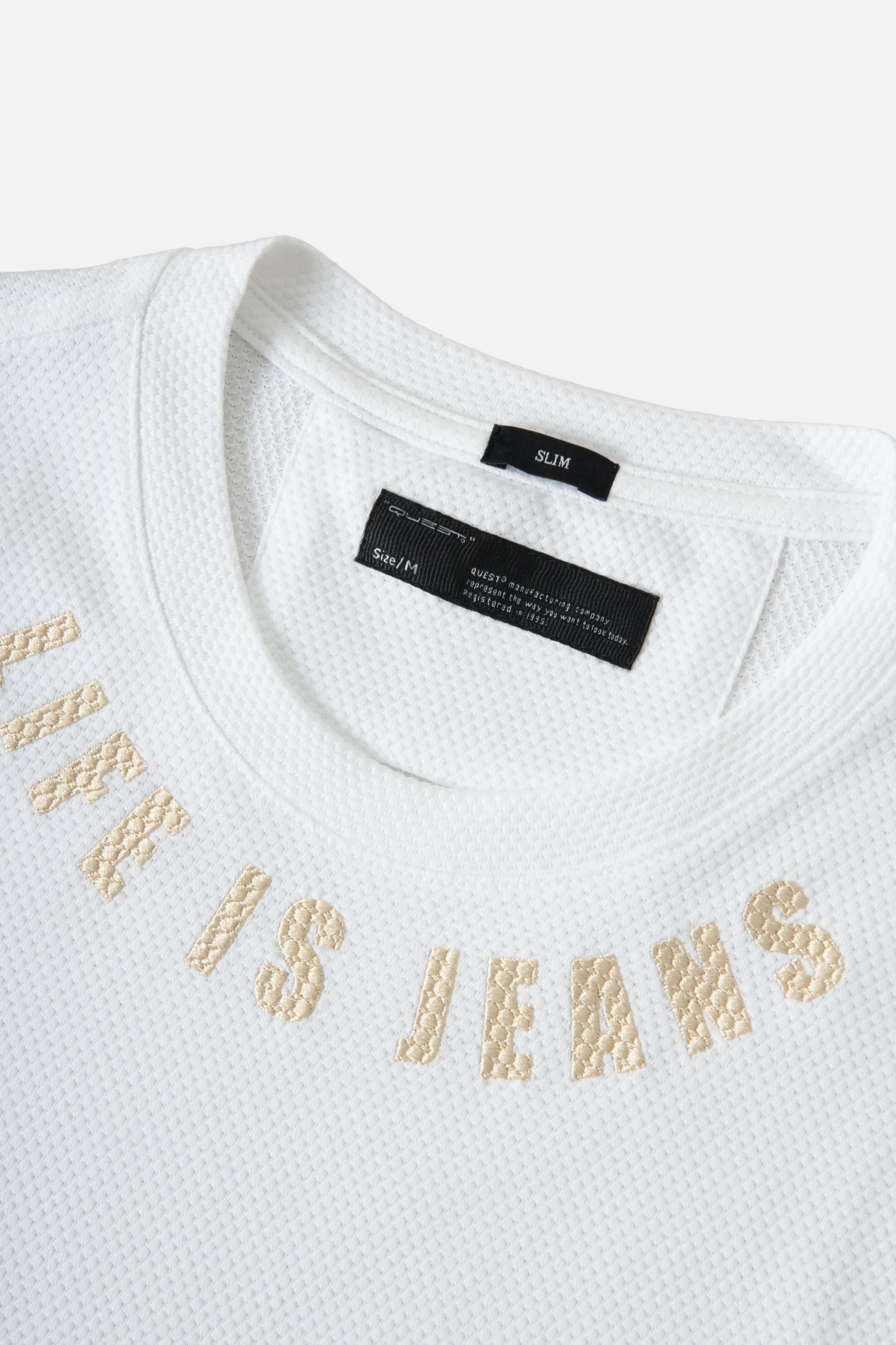 CAMISETA MANGA CORTA COLOR BLANCO BLANCO