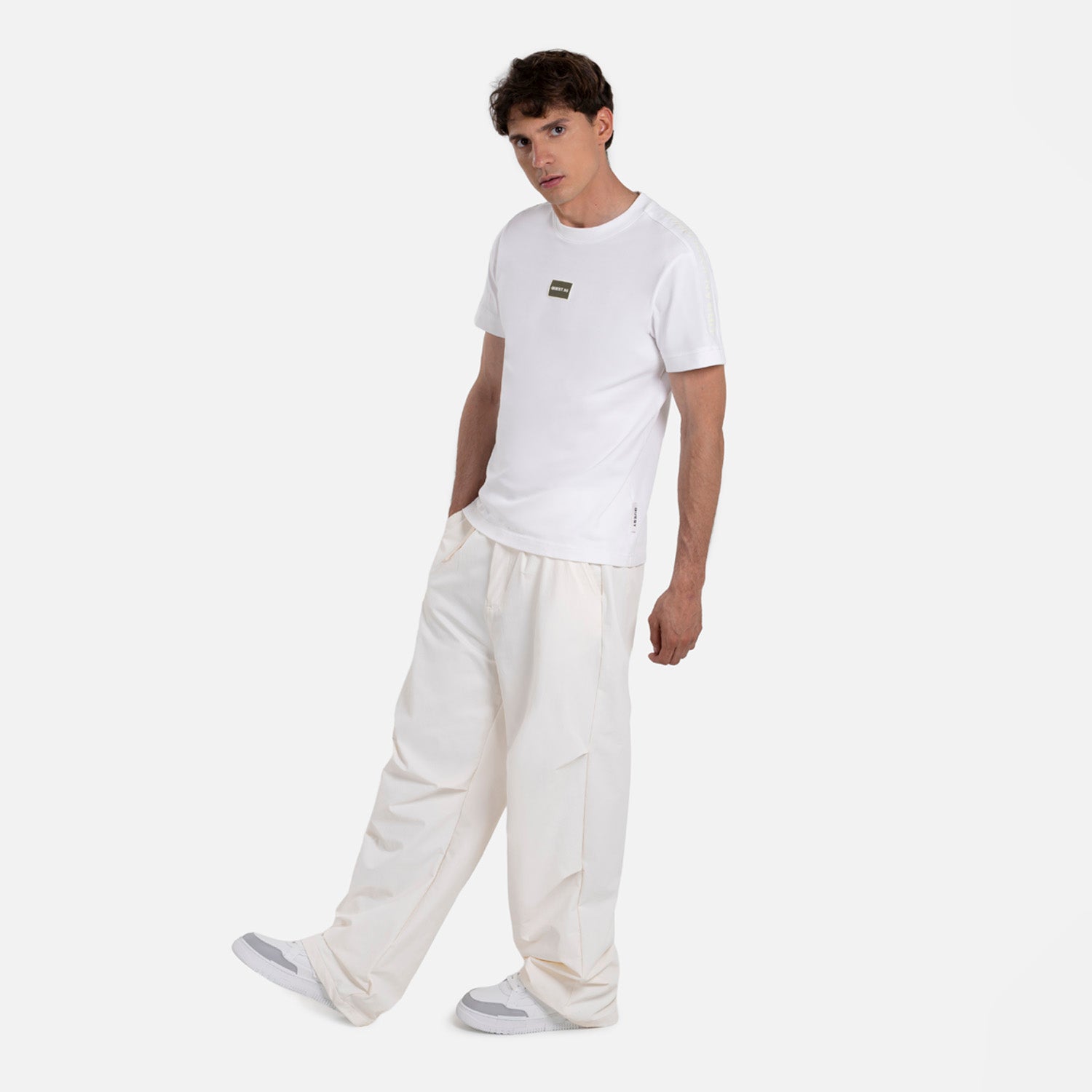 CAMISETA MANGA CORTA COLOR IVORY