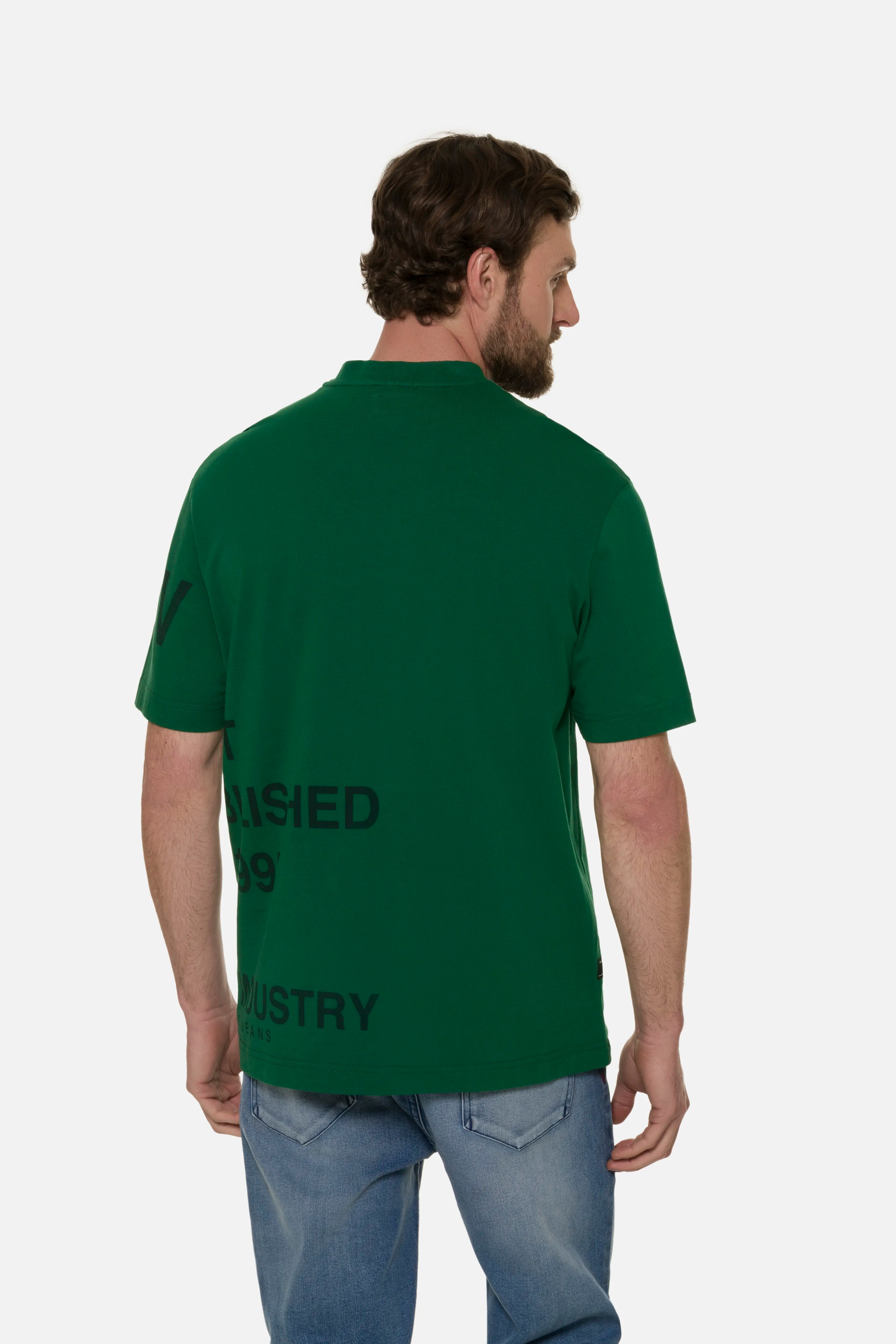 CAMISETA MANGA CORTA COLOR VERDE PRADERA