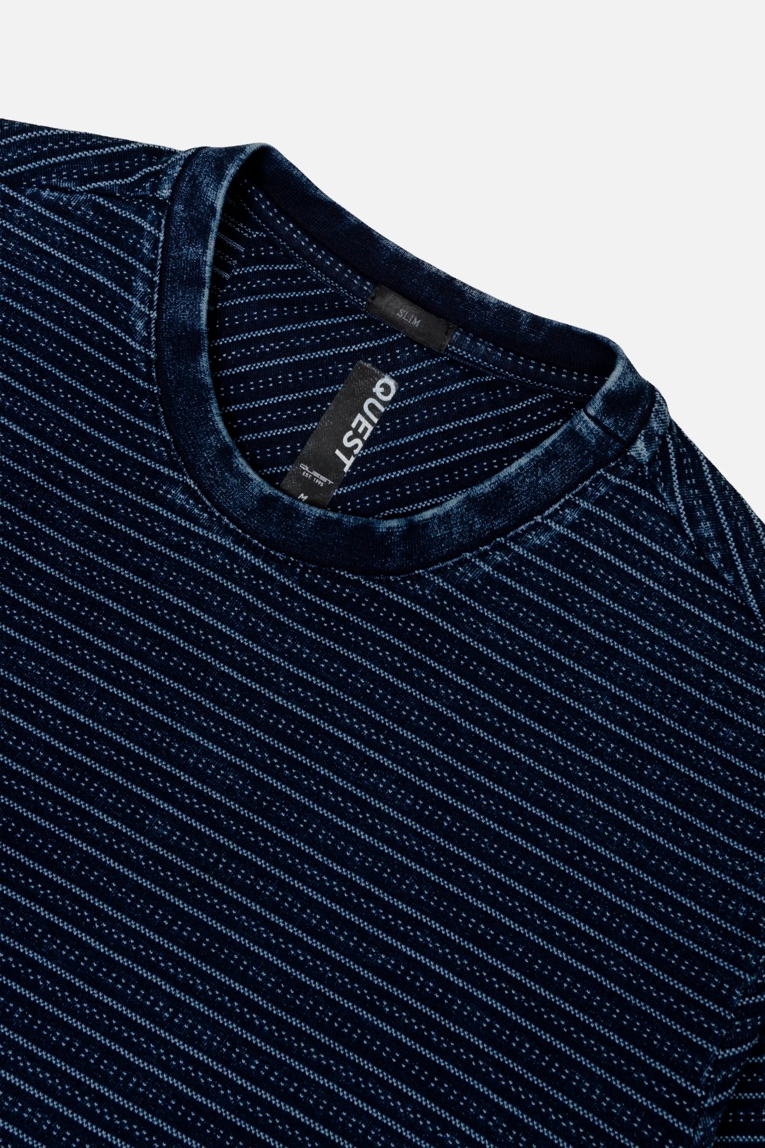 CAMISETA MANGA CORTA COLOR AZUL INDIGO