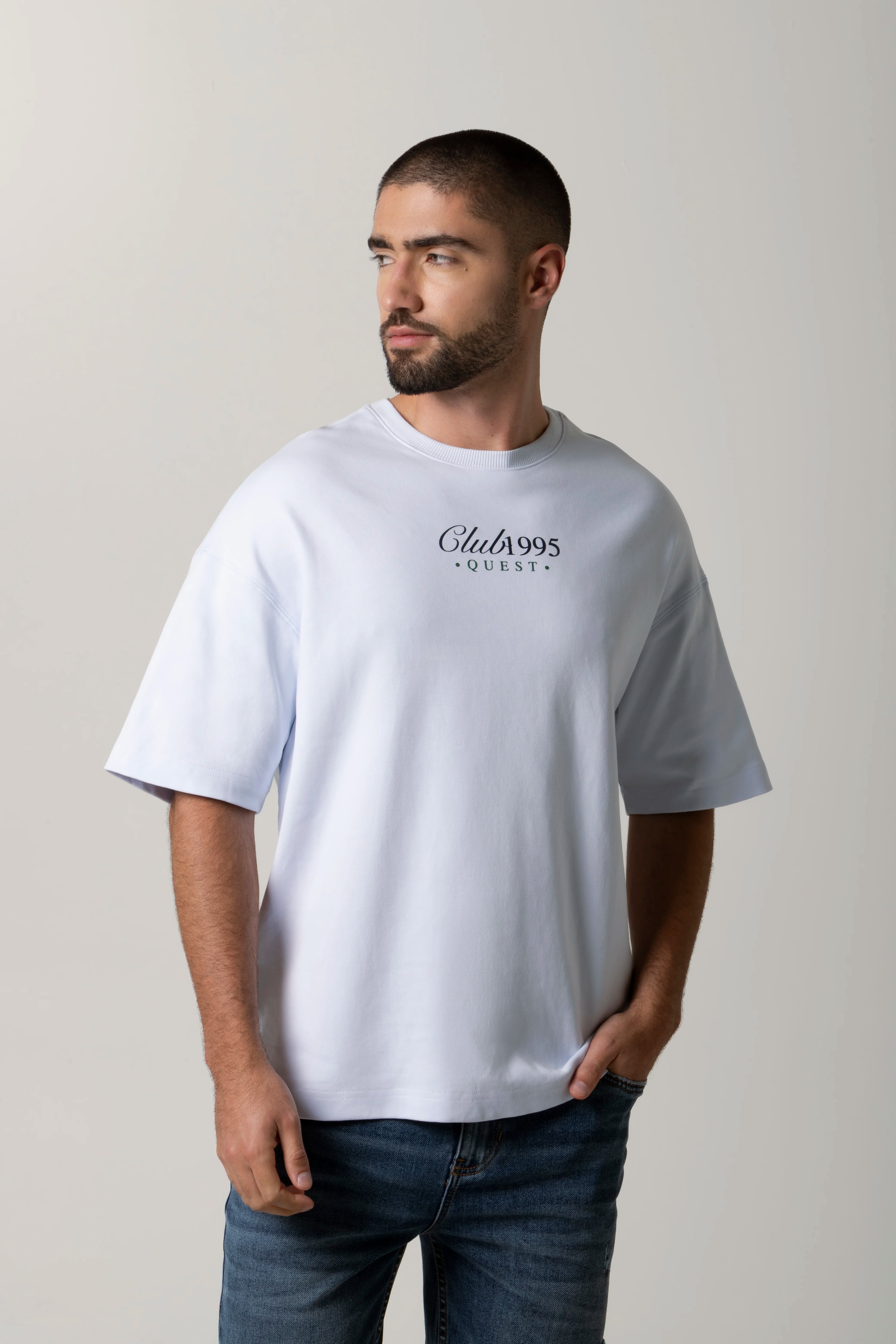 CAMISETA MANGA CORTA COLOR BLANCO OPTICO