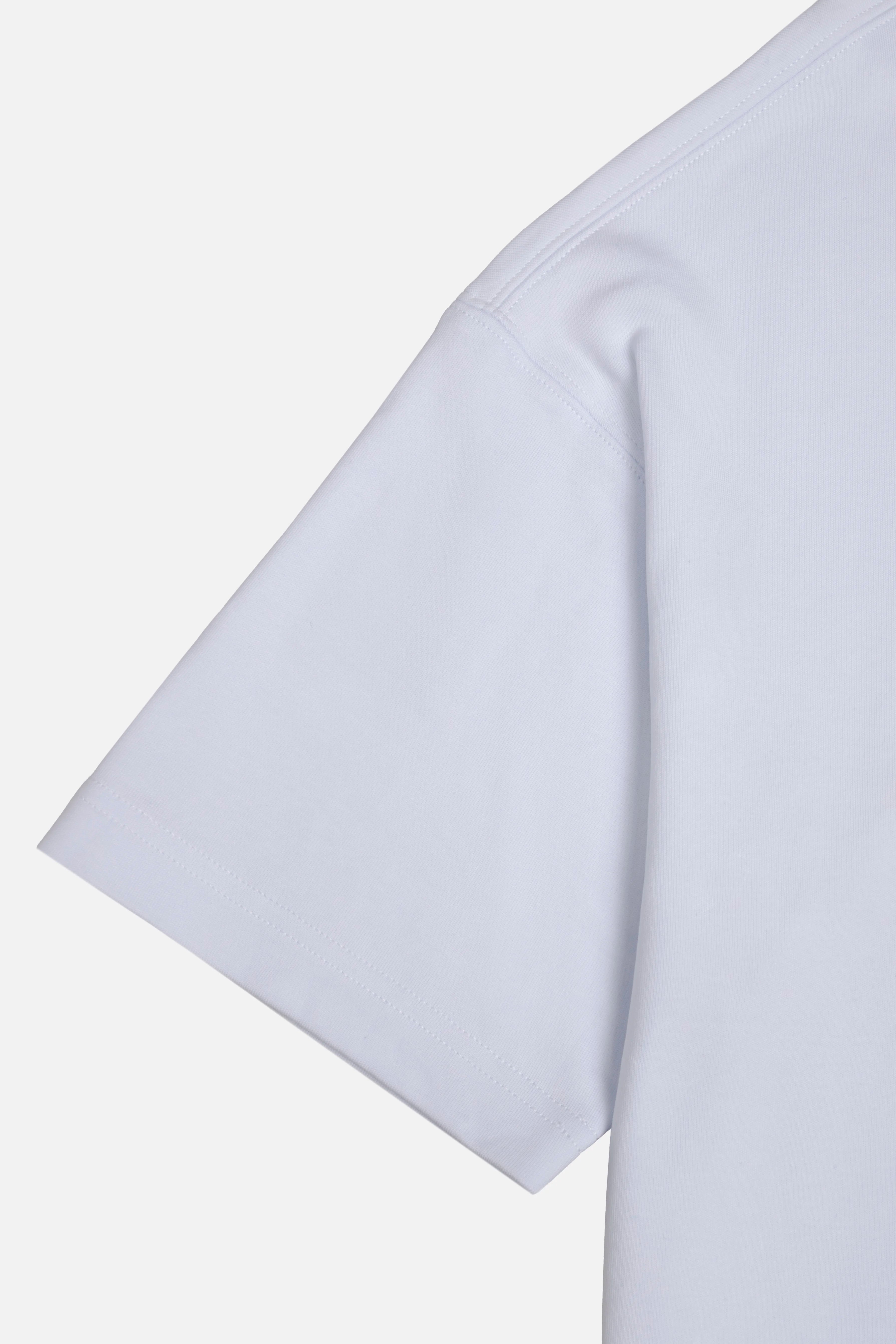 CAMISETA MANGA CORTA COLOR BLANCO OPTICO