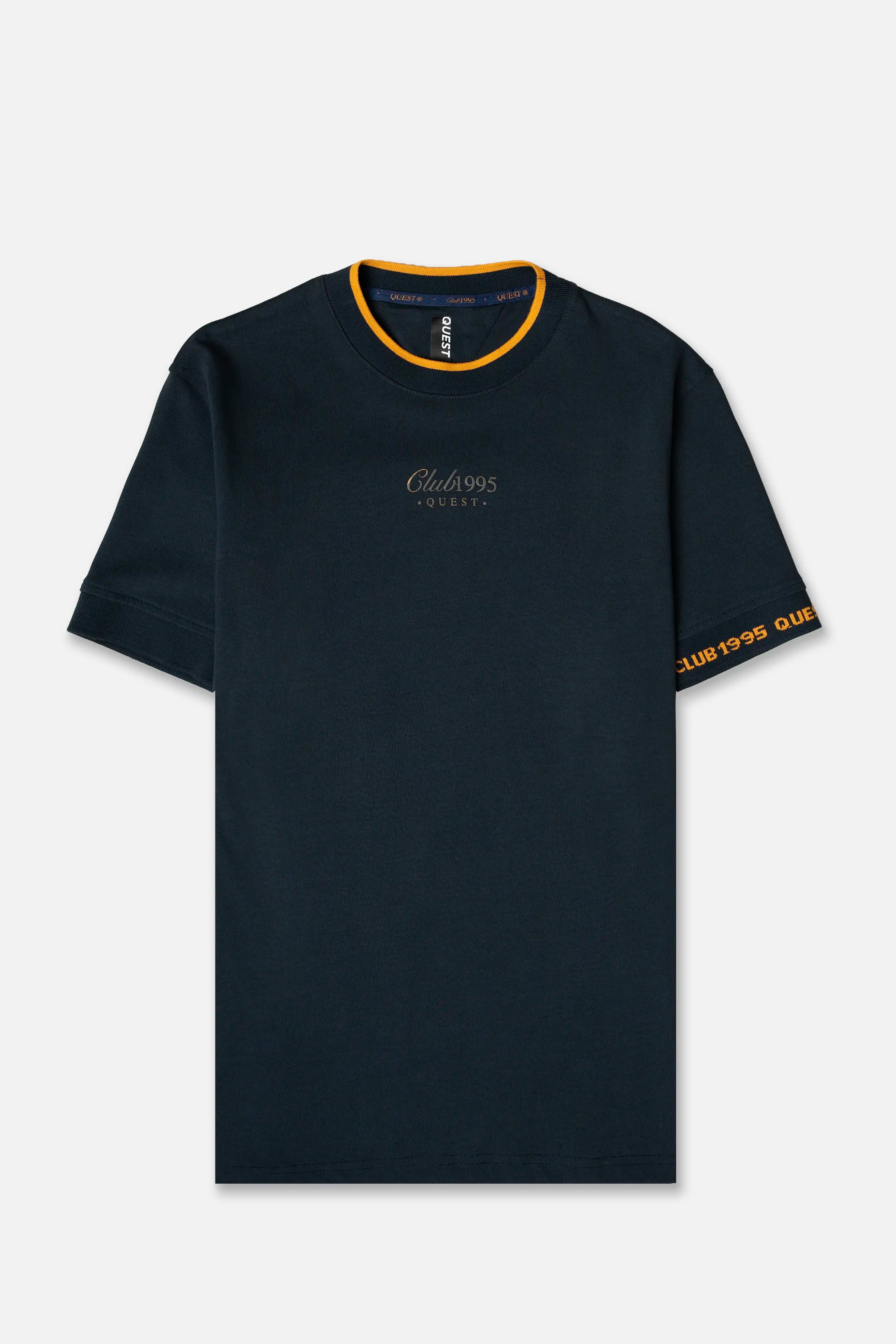 CAMISETA MANGA CORTA COLOR AZUL NOCHE