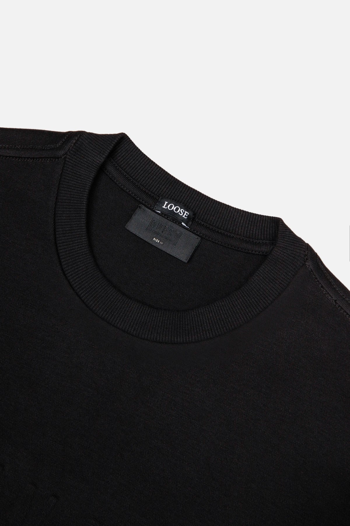 CAMISETA MANGA CORTA COLOR NEGRO