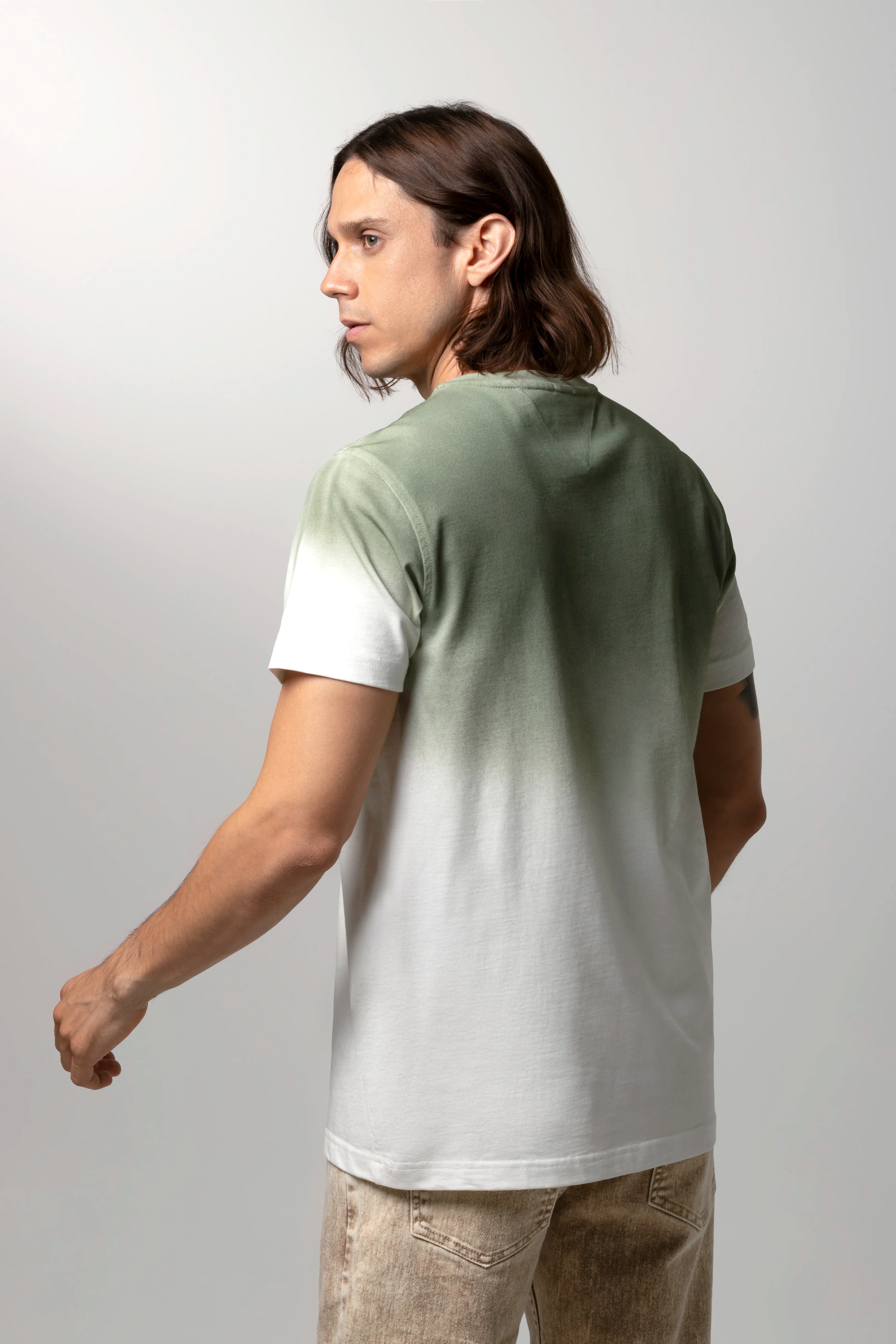 CAMISETA MANGA CORTA COLOR IVORY