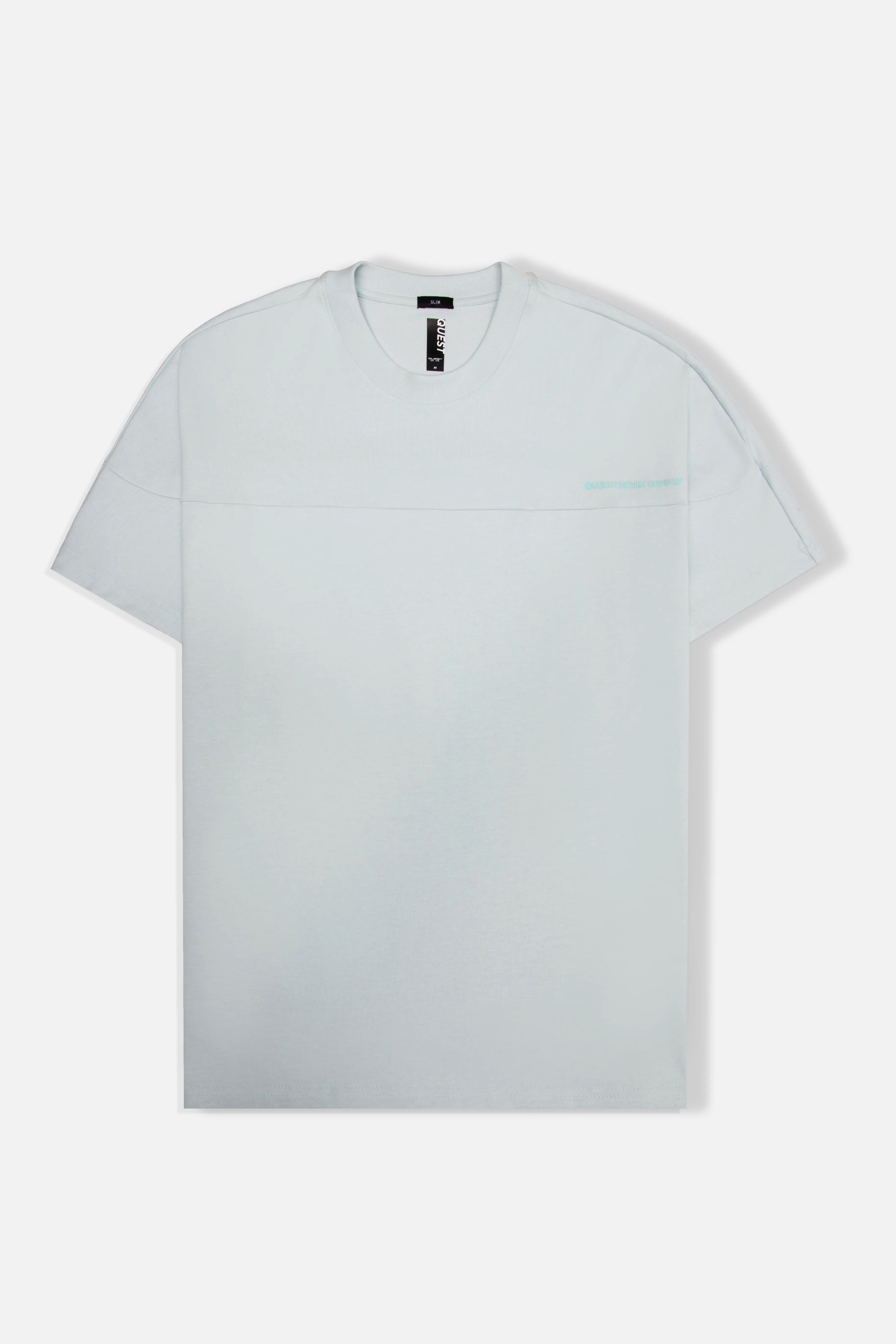 CAMISETA MANGA CORTA COLOR AZUL BALADA