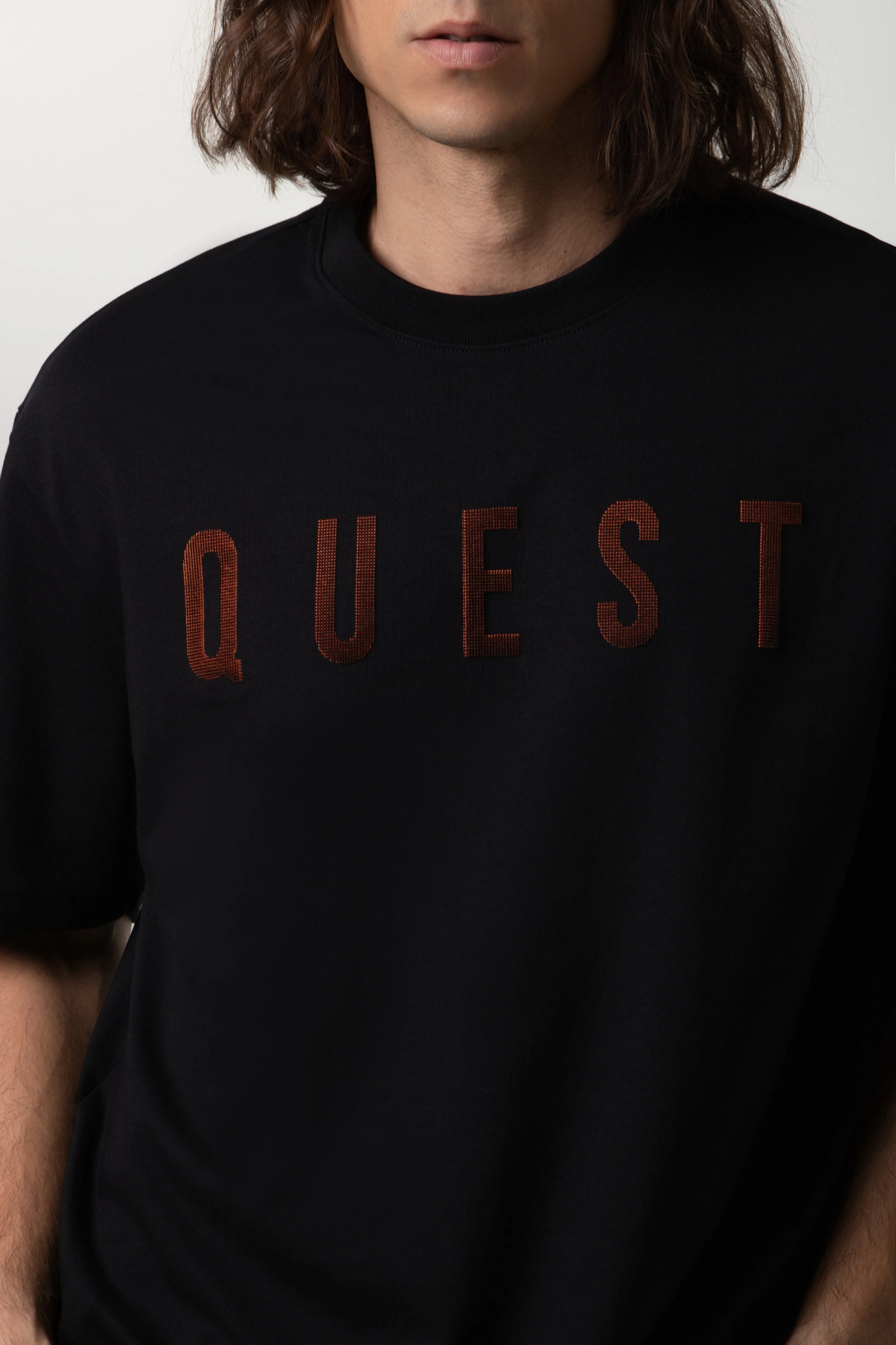 CAMISETA MANGA CORTA COLOR NEGRO