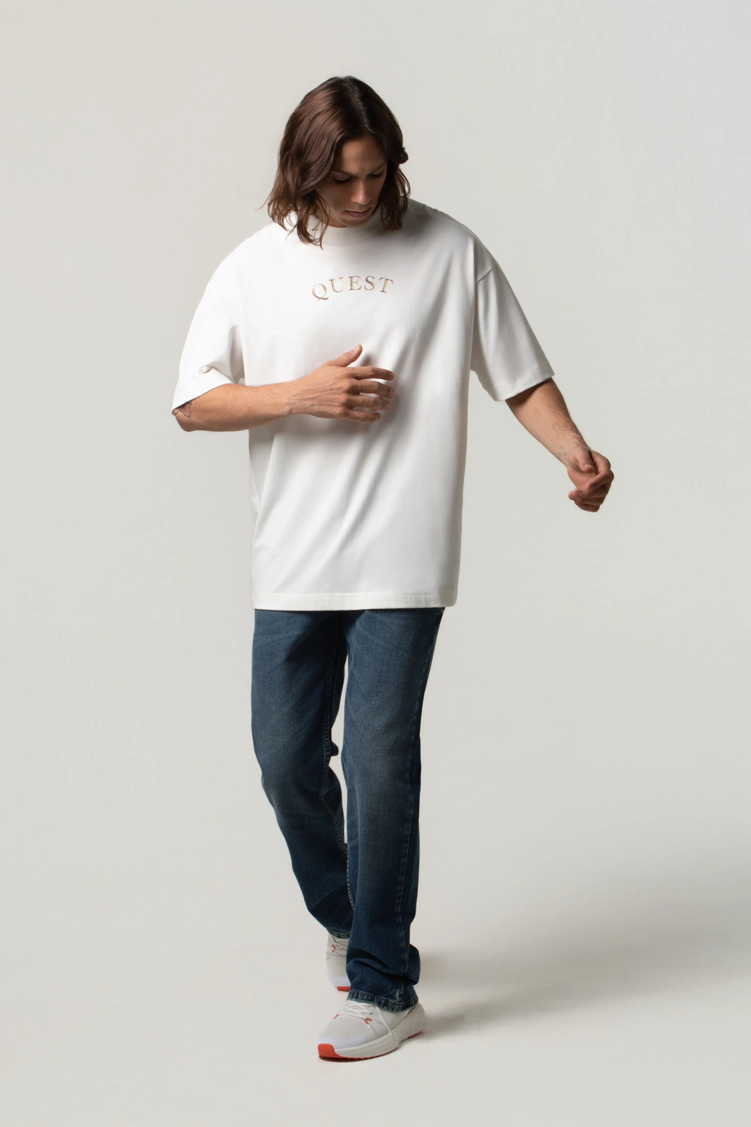 CAMISETA MANGA CORTA COLOR IVORY