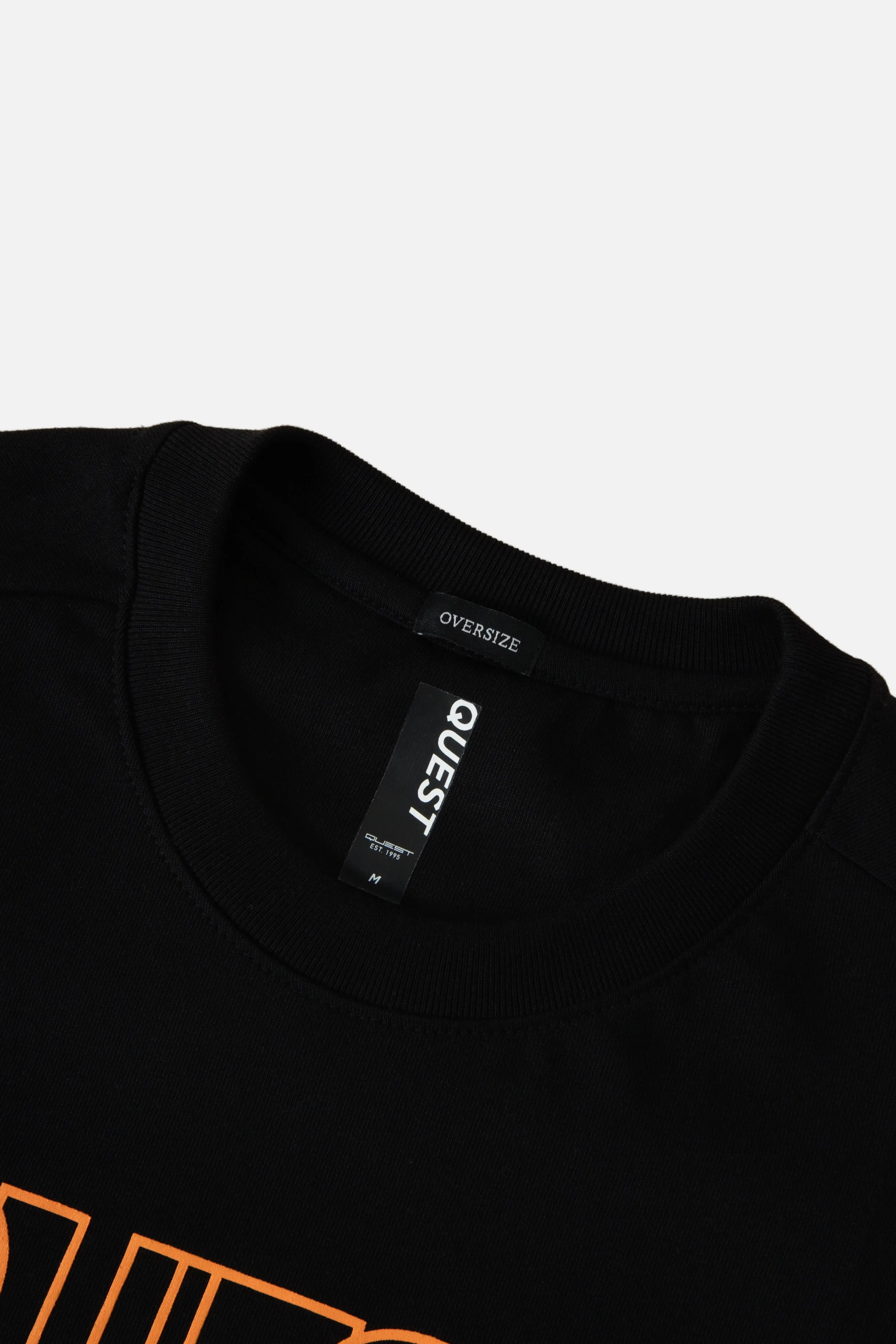 CAMISETA MANGA CORTA COLOR NEGRO