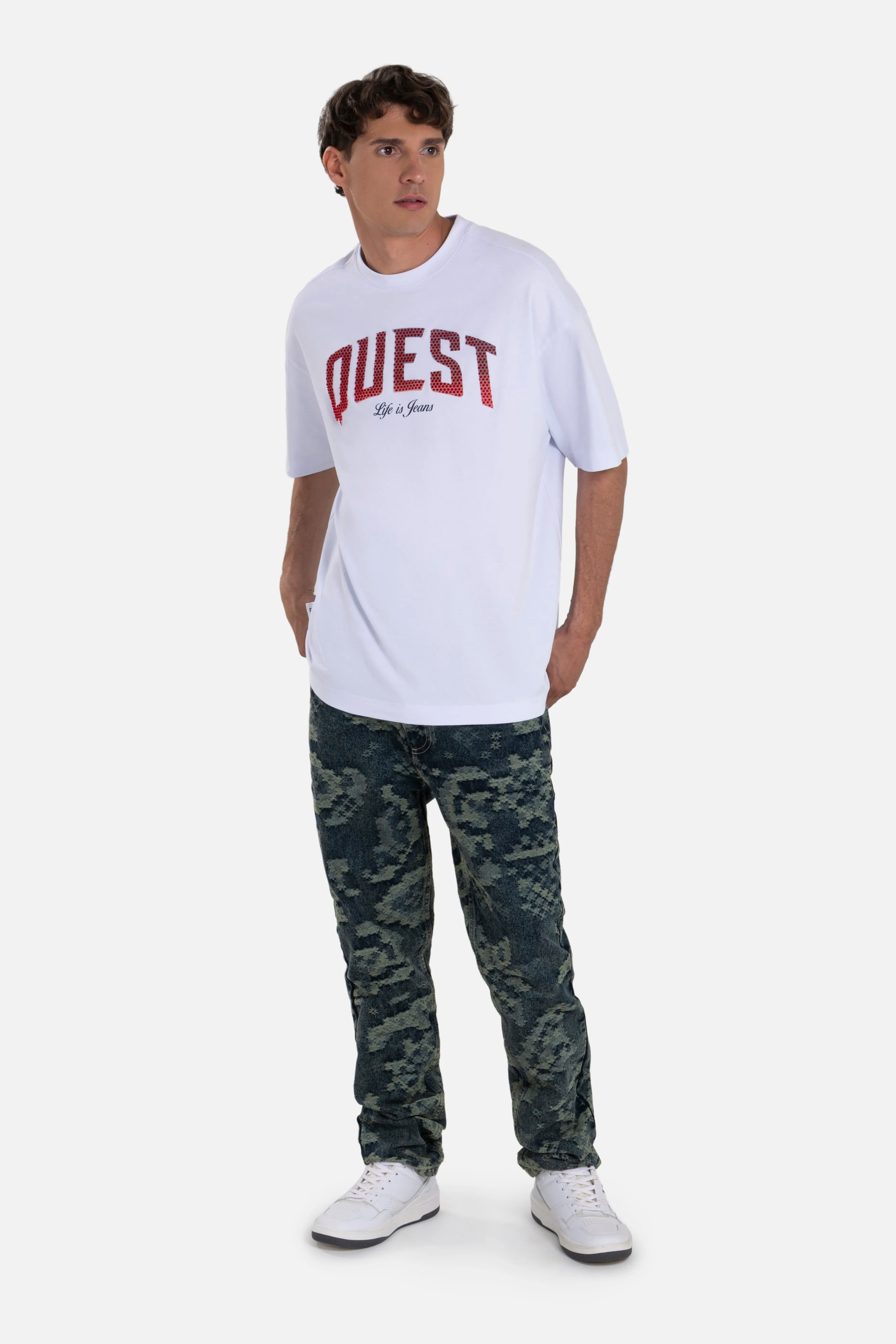 CAMISETA MANGA CORTA COLOR BLANCO OPTICO