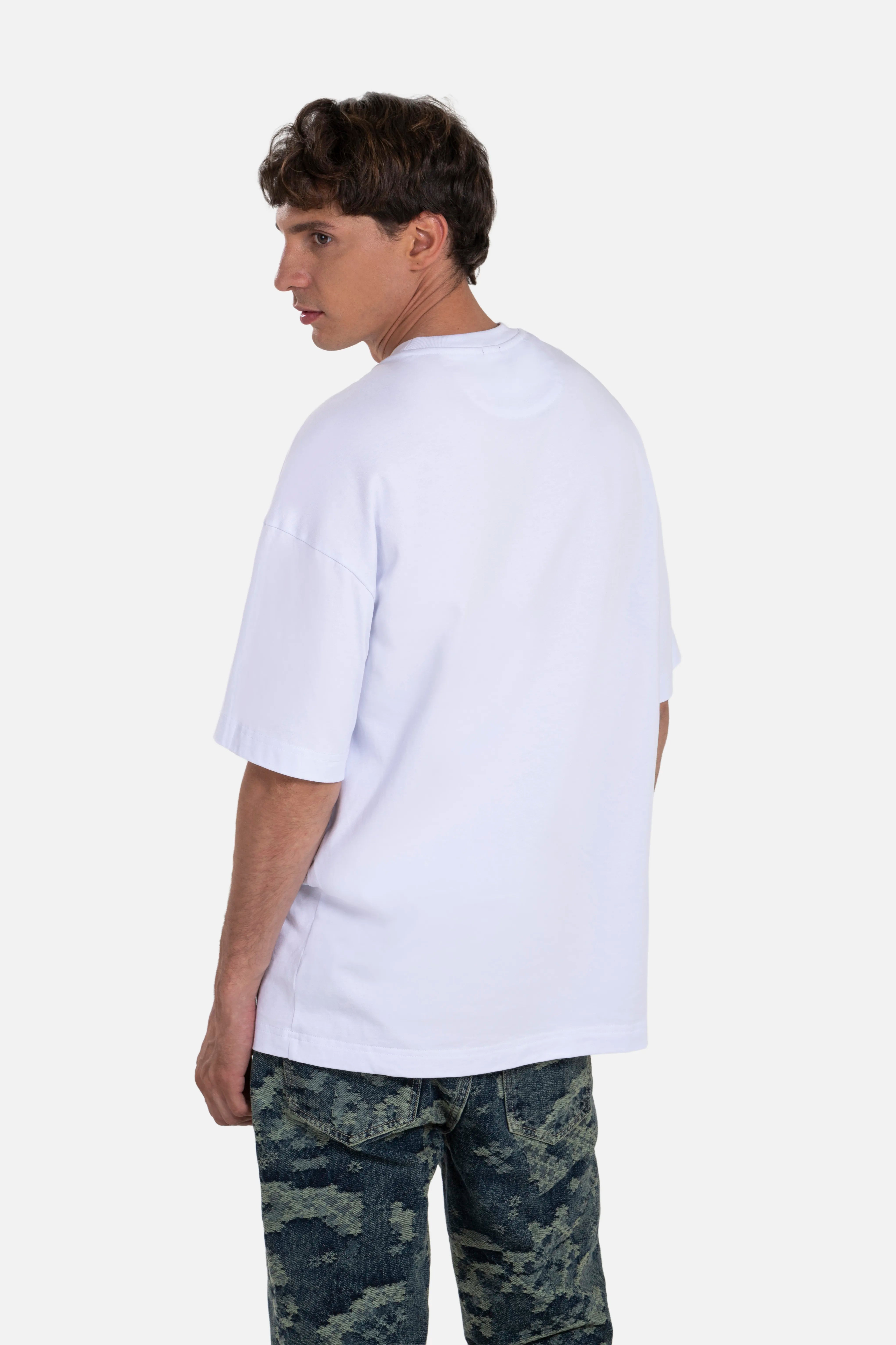 CAMISETA MANGA CORTA COLOR BLANCO OPTICO