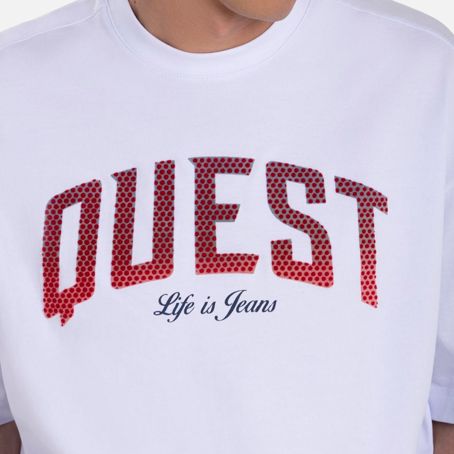 CAMISETA MANGA CORTA COLOR BLANCO OPTICO