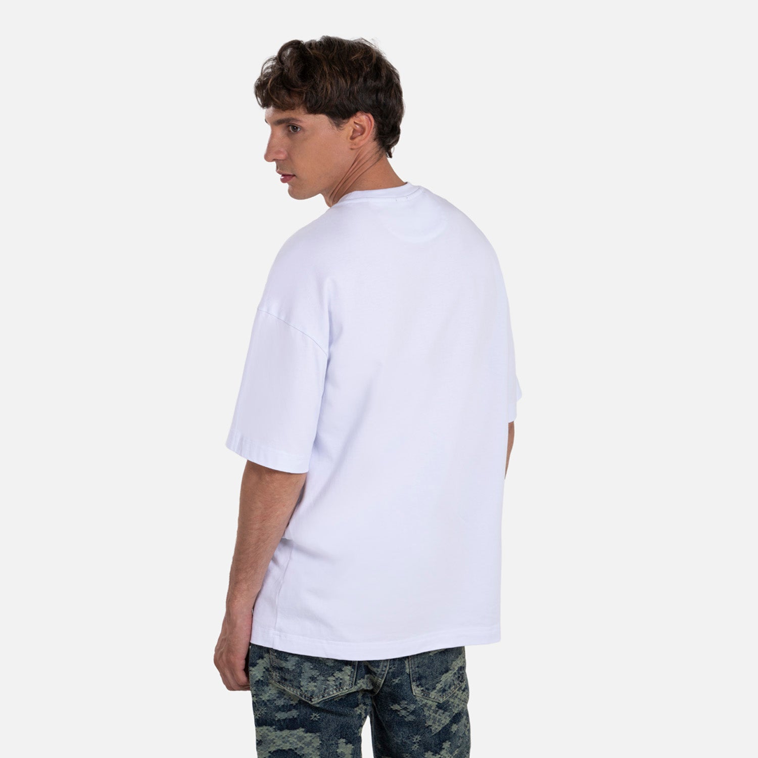 CAMISETA MANGA CORTA COLOR BLANCO OPTICO
