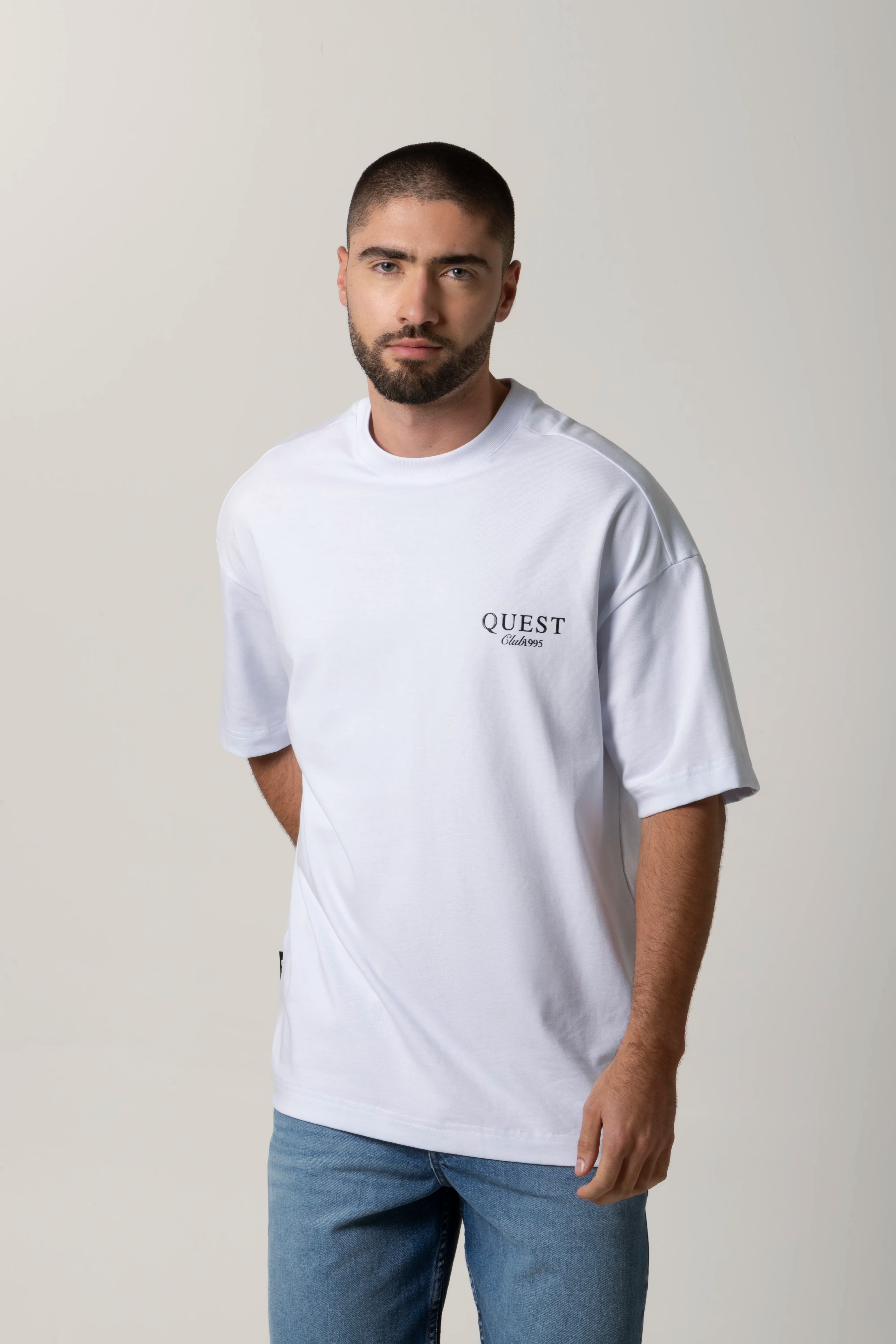 CAMISETA MANGA CORTA COLOR BLANCO OPTICO