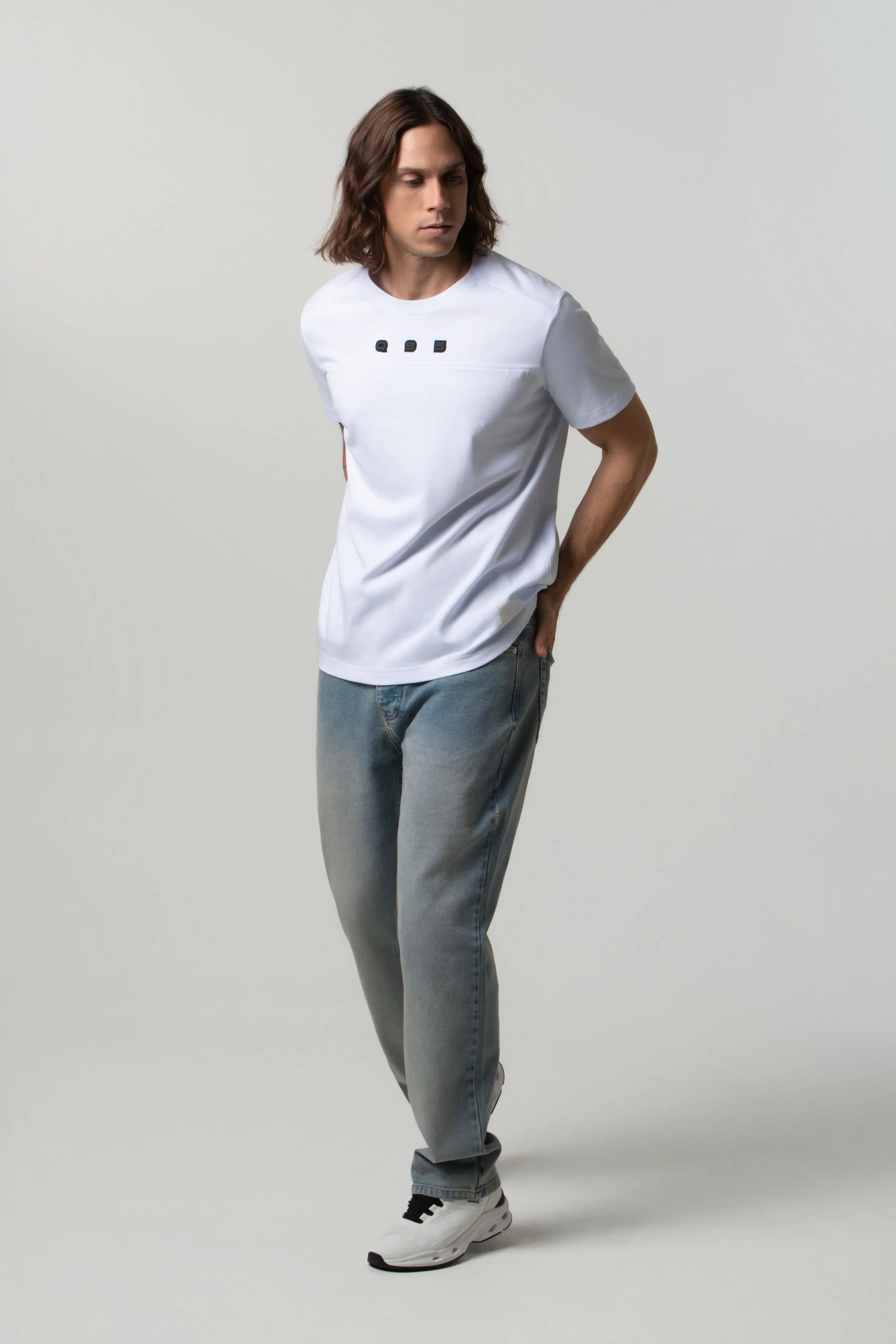 CAMISETA MANGA CORTA COLOR BLANCO OPTICO