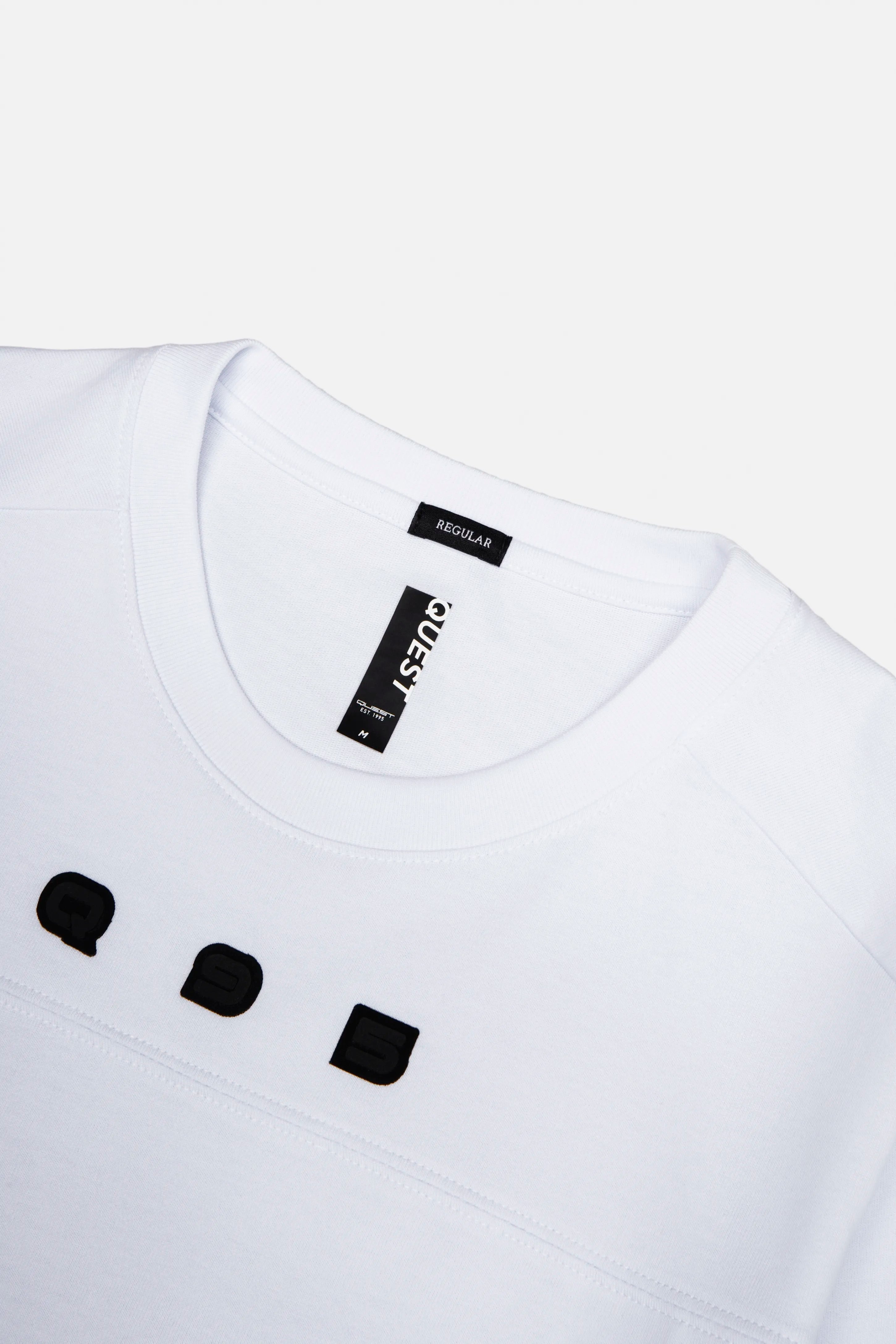 CAMISETA MANGA CORTA COLOR BLANCO OPTICO