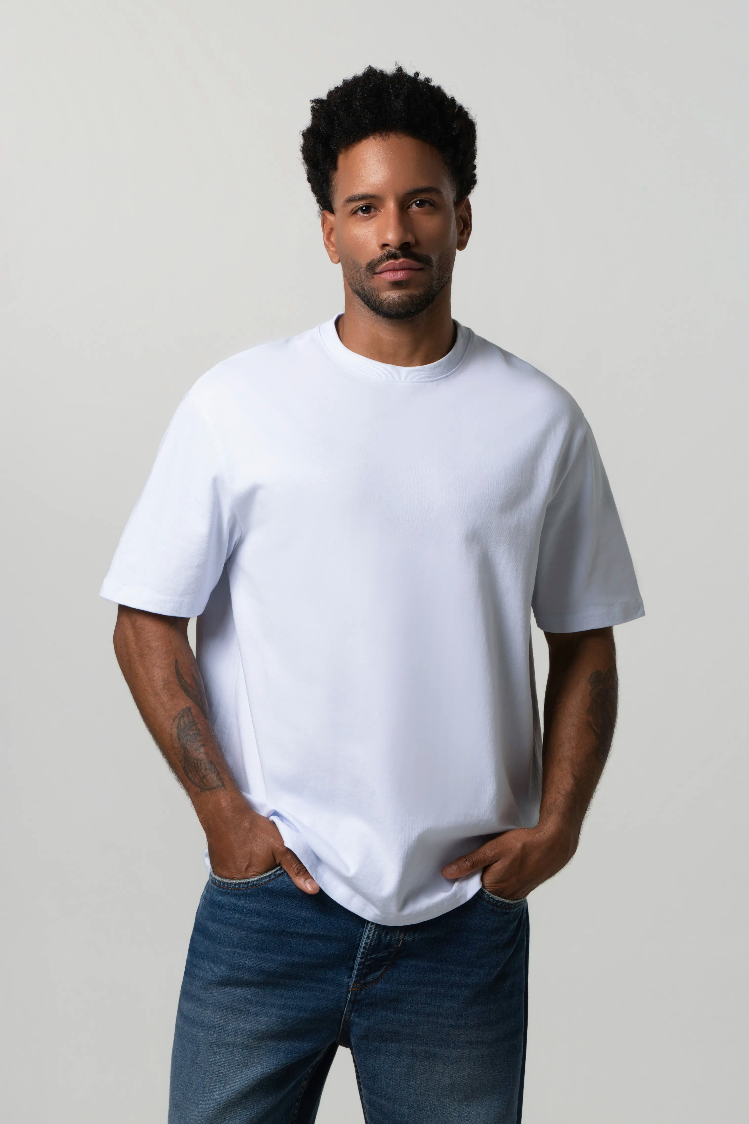 CAMISETA MANGA CORTA COLOR BLANCO OPTICO