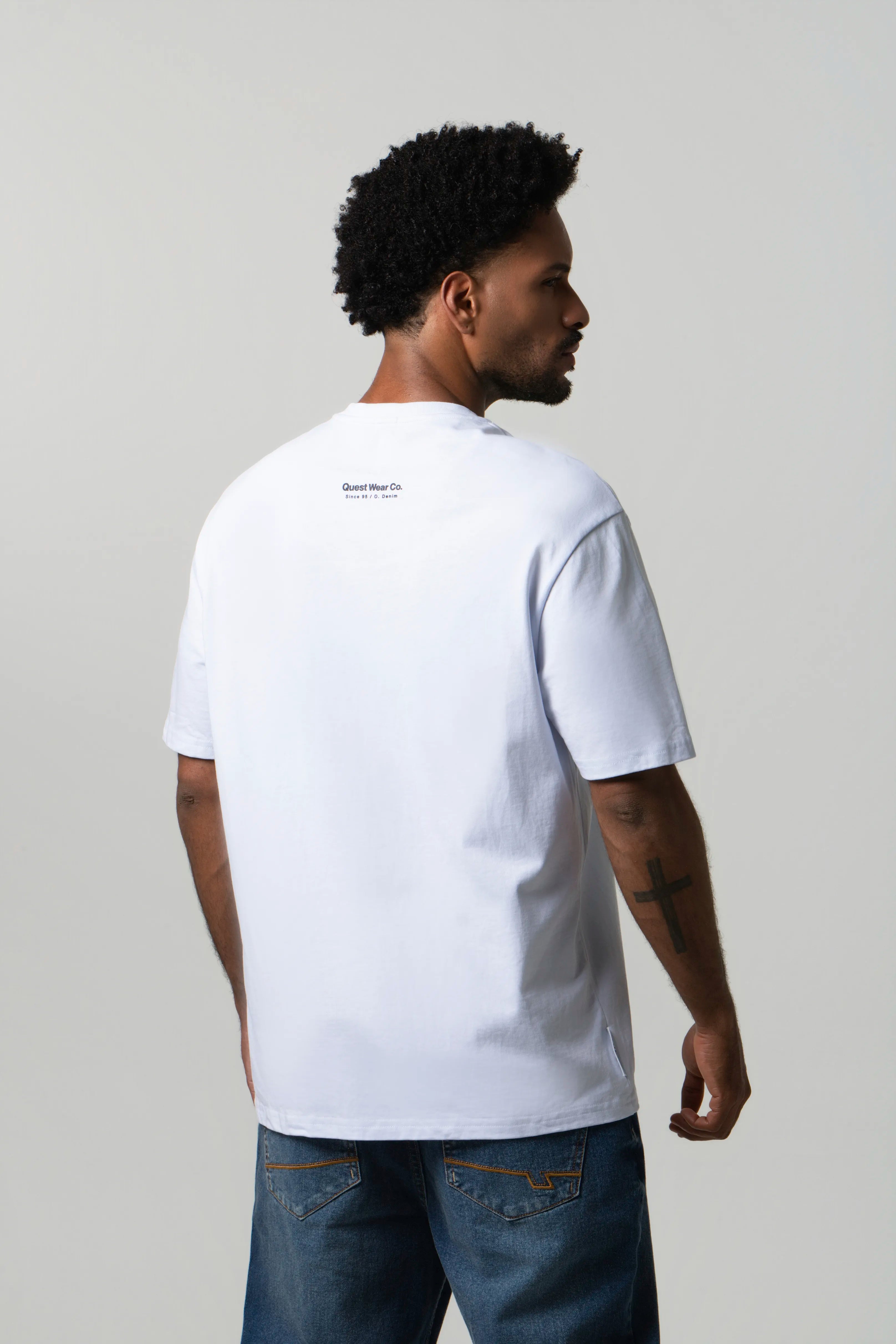 CAMISETA MANGA CORTA COLOR BLANCO OPTICO