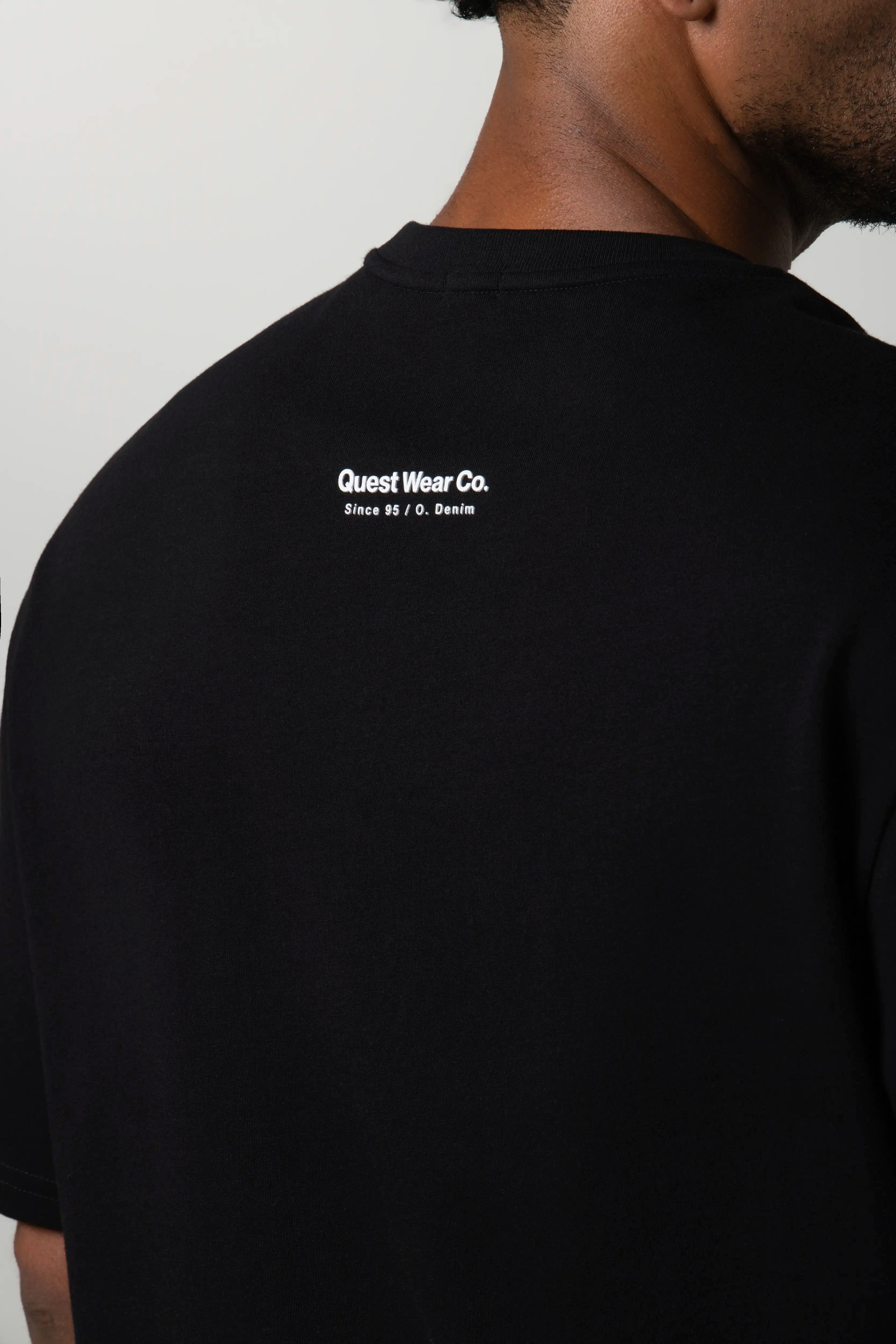 CAMISETA MANGA CORTA COLOR NEGRO