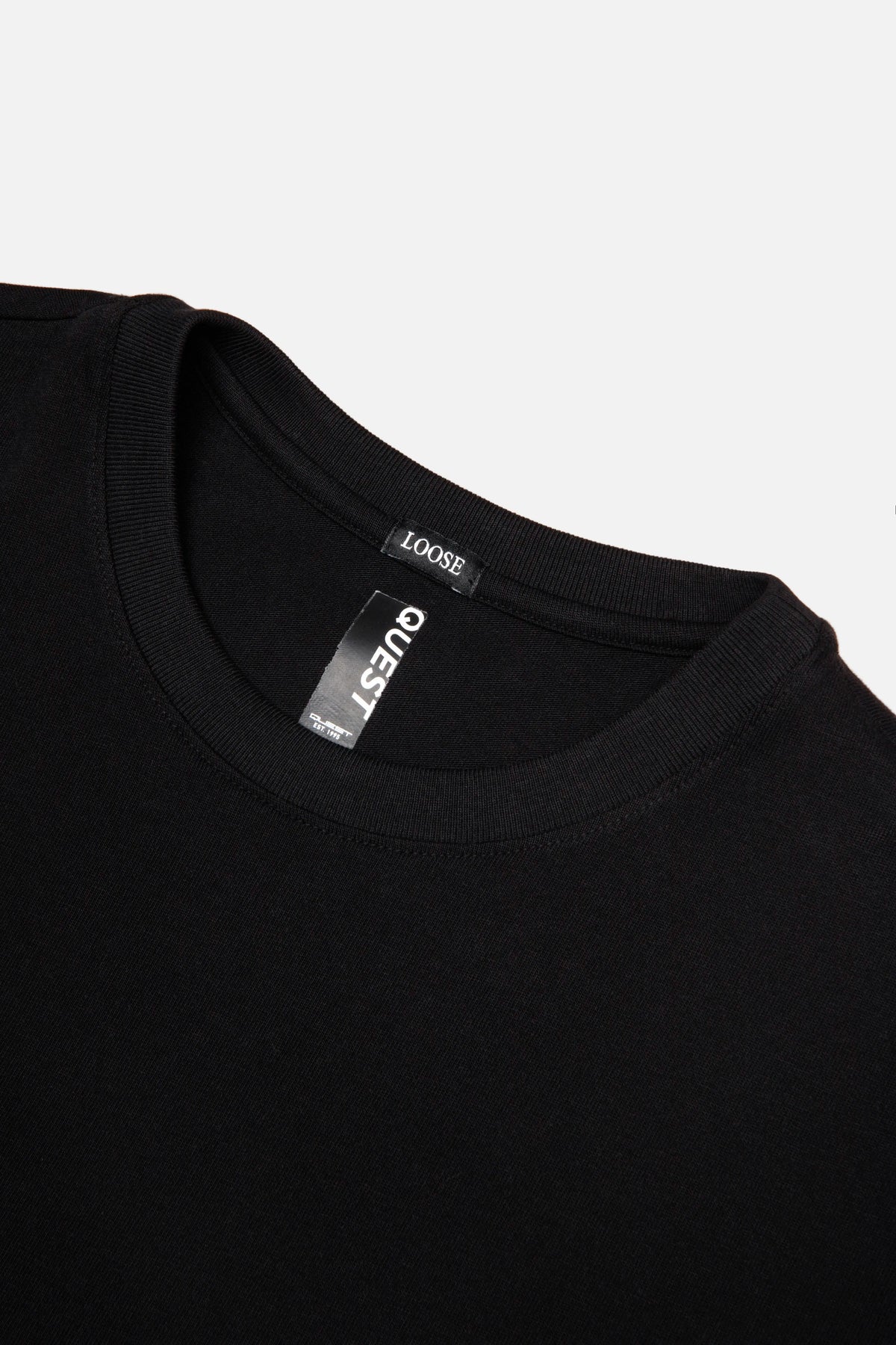 CAMISETA MANGA CORTA COLOR NEGRO