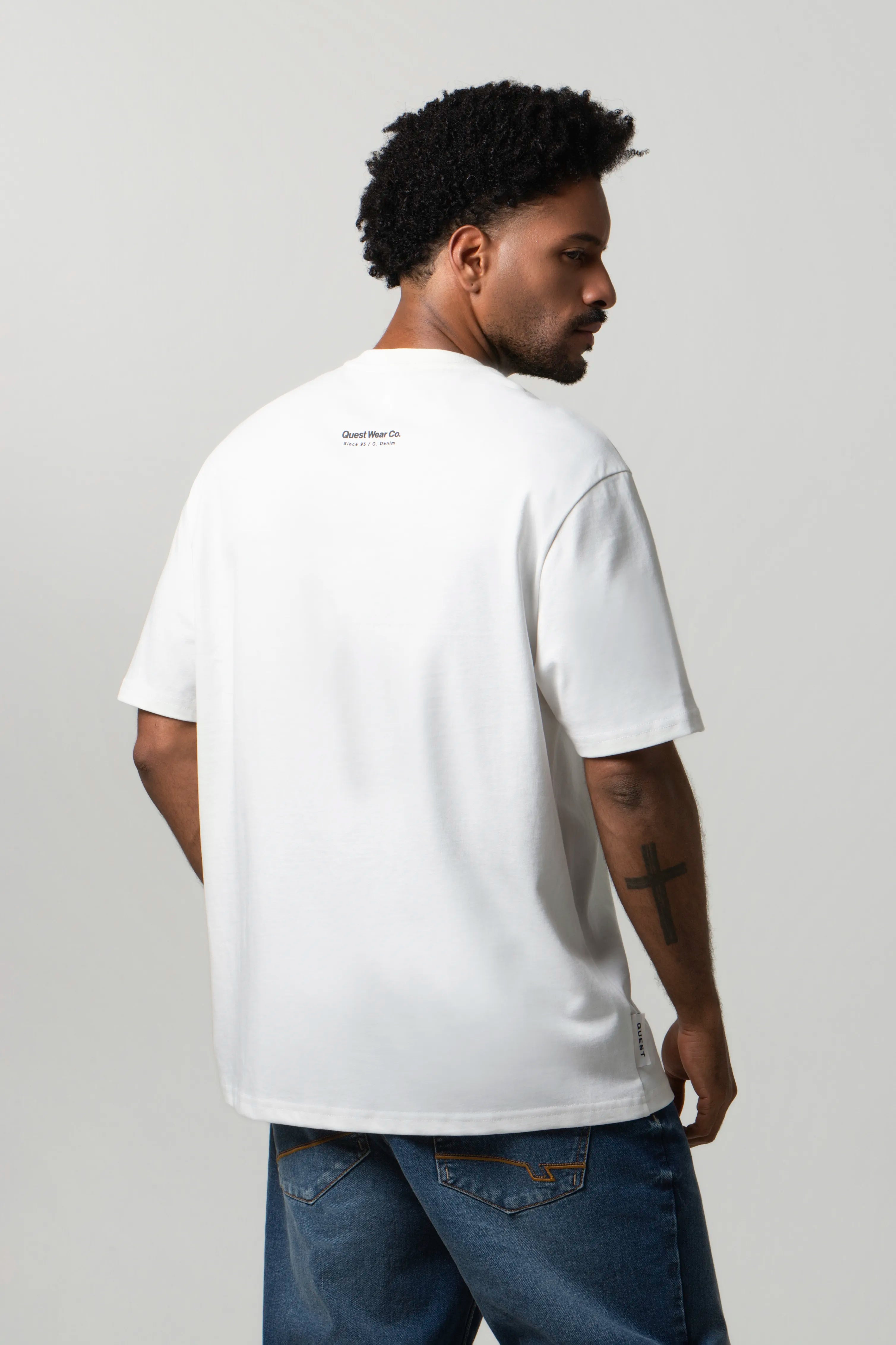 CAMISETA MANGA CORTA COLOR IVORY