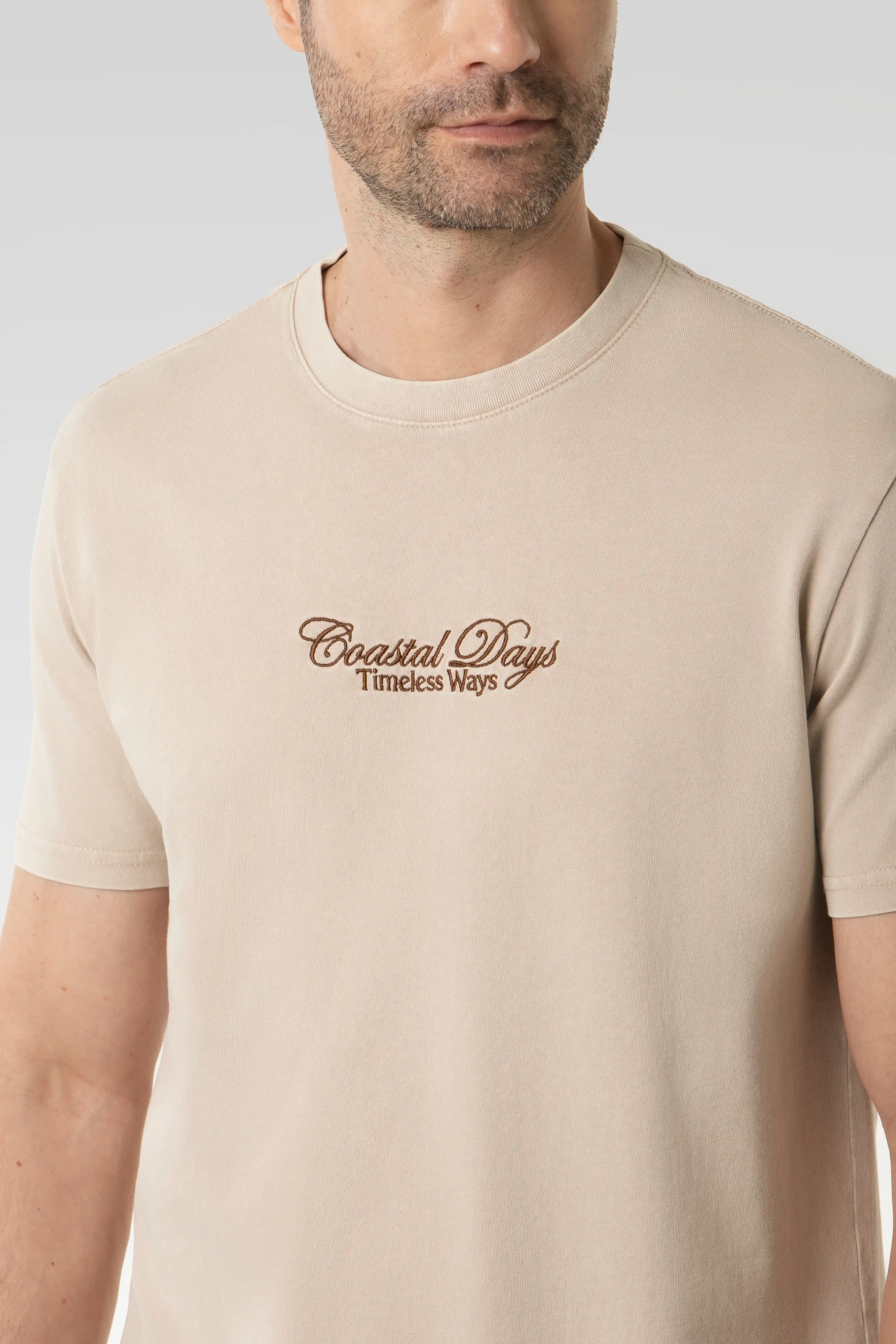 CAMISETA MANGA CORTA COLOR BRAZILIAN SAND