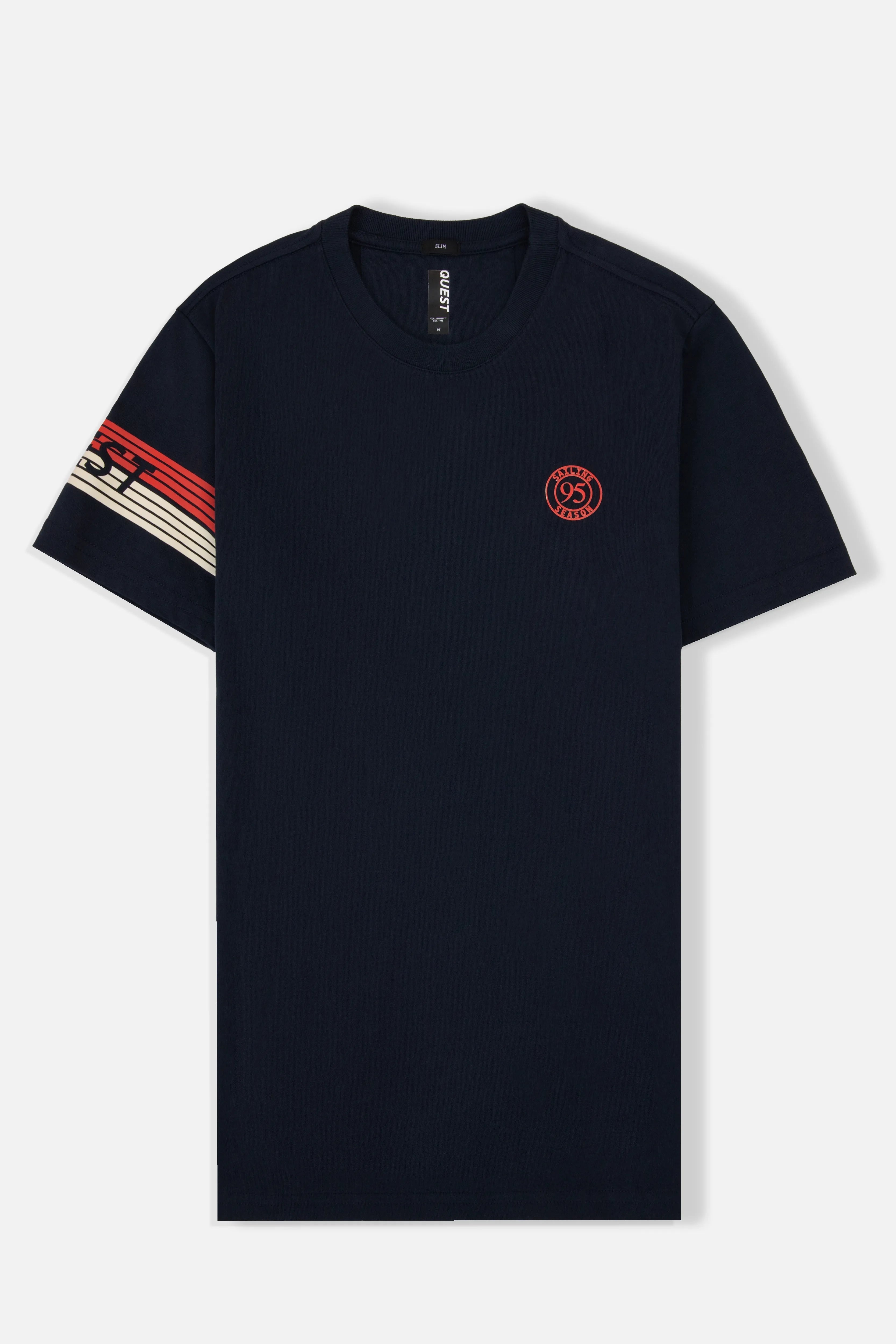CAMISETA MANGA CORTA COLOR AZUL OSCURO