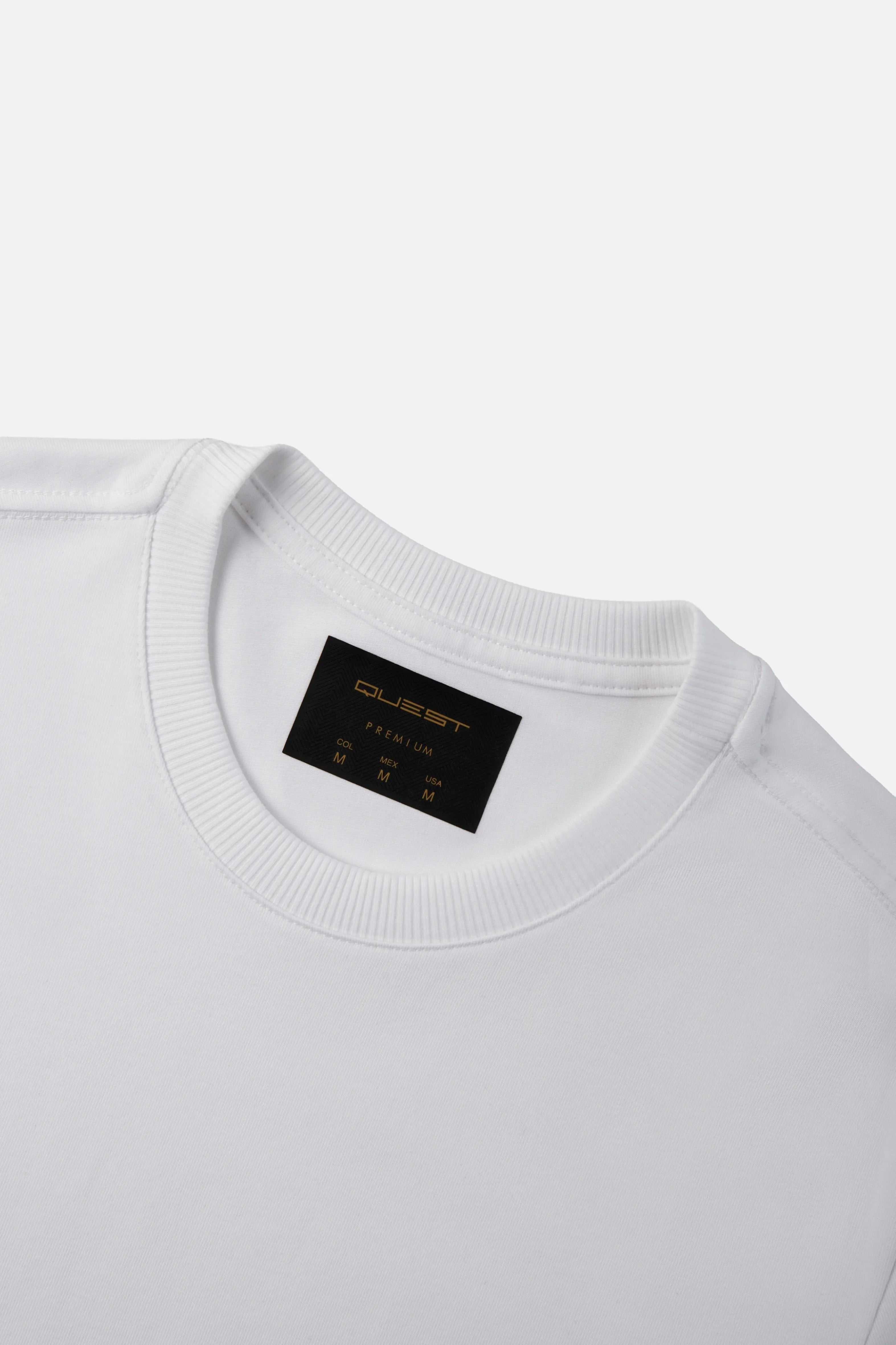 CAMISETA MANGA CORTA COLOR BLANCO BLANCO