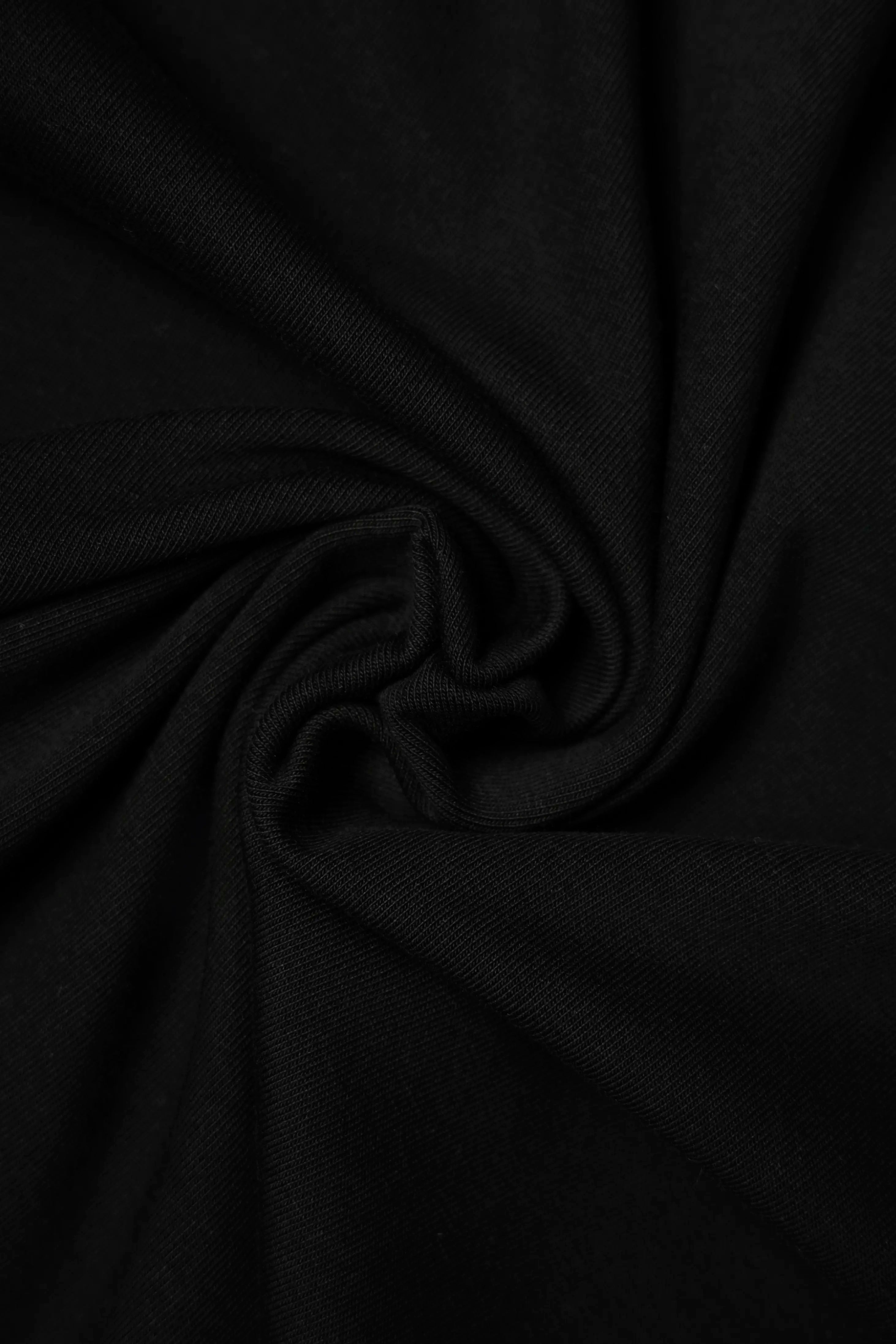 CAMISETA MANGA CORTA COLOR NEGRO