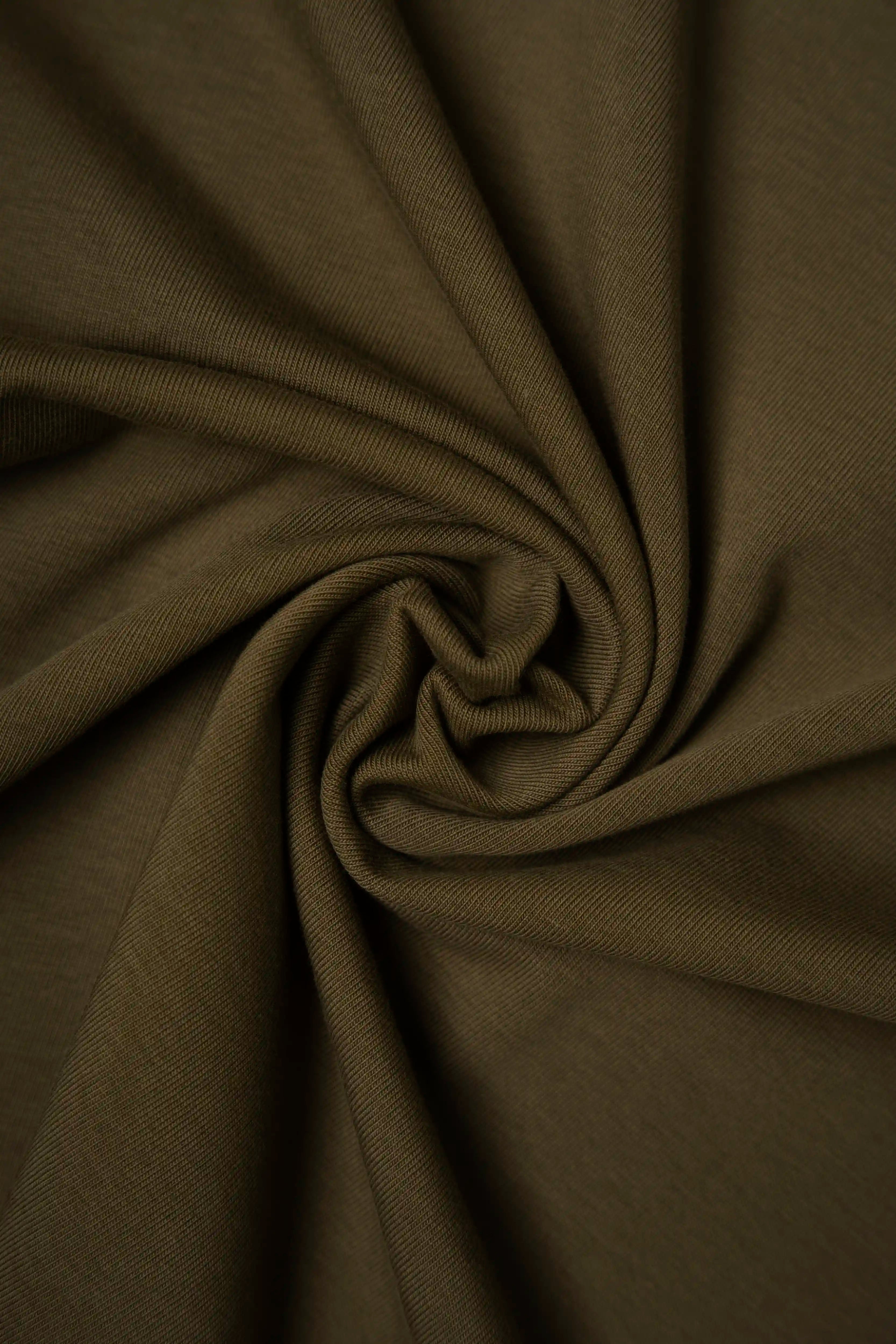 CAMISETA MANGA CORTA COLOR DARK OLIVA