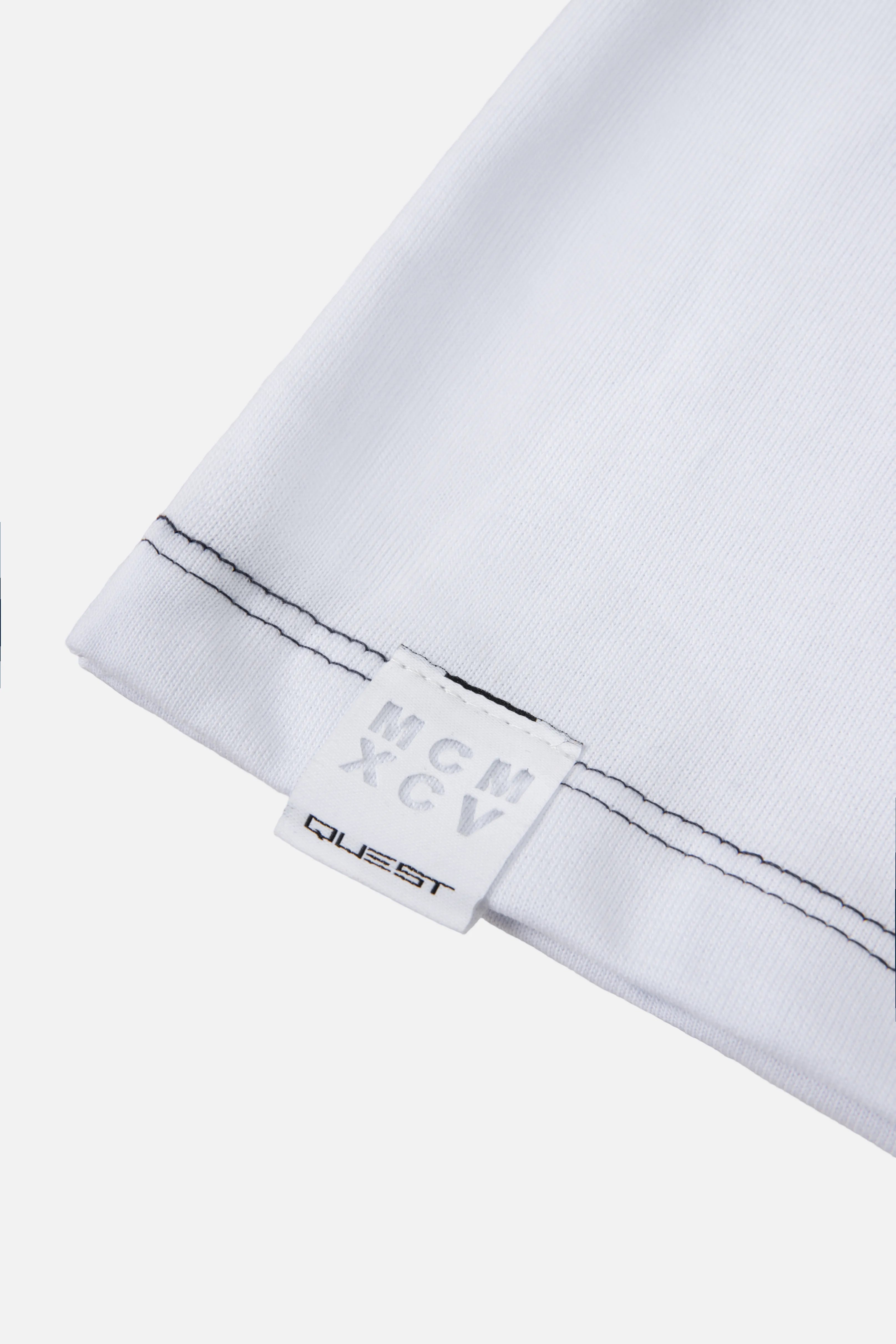 CAMISETA MANGA CORTA COLOR BLANCO OPTICO