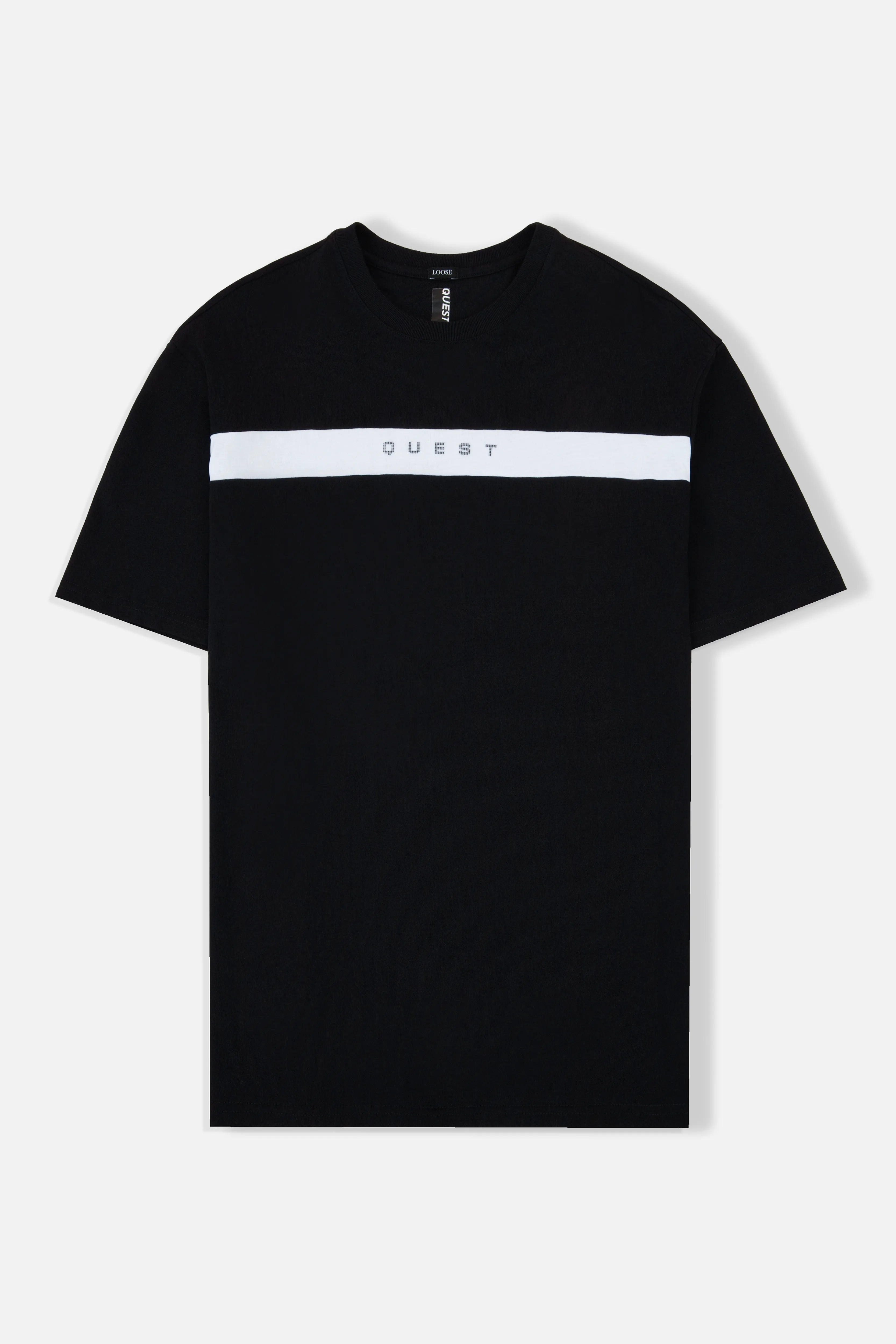 CAMISETA MANGA CORTA COLOR NEGRO