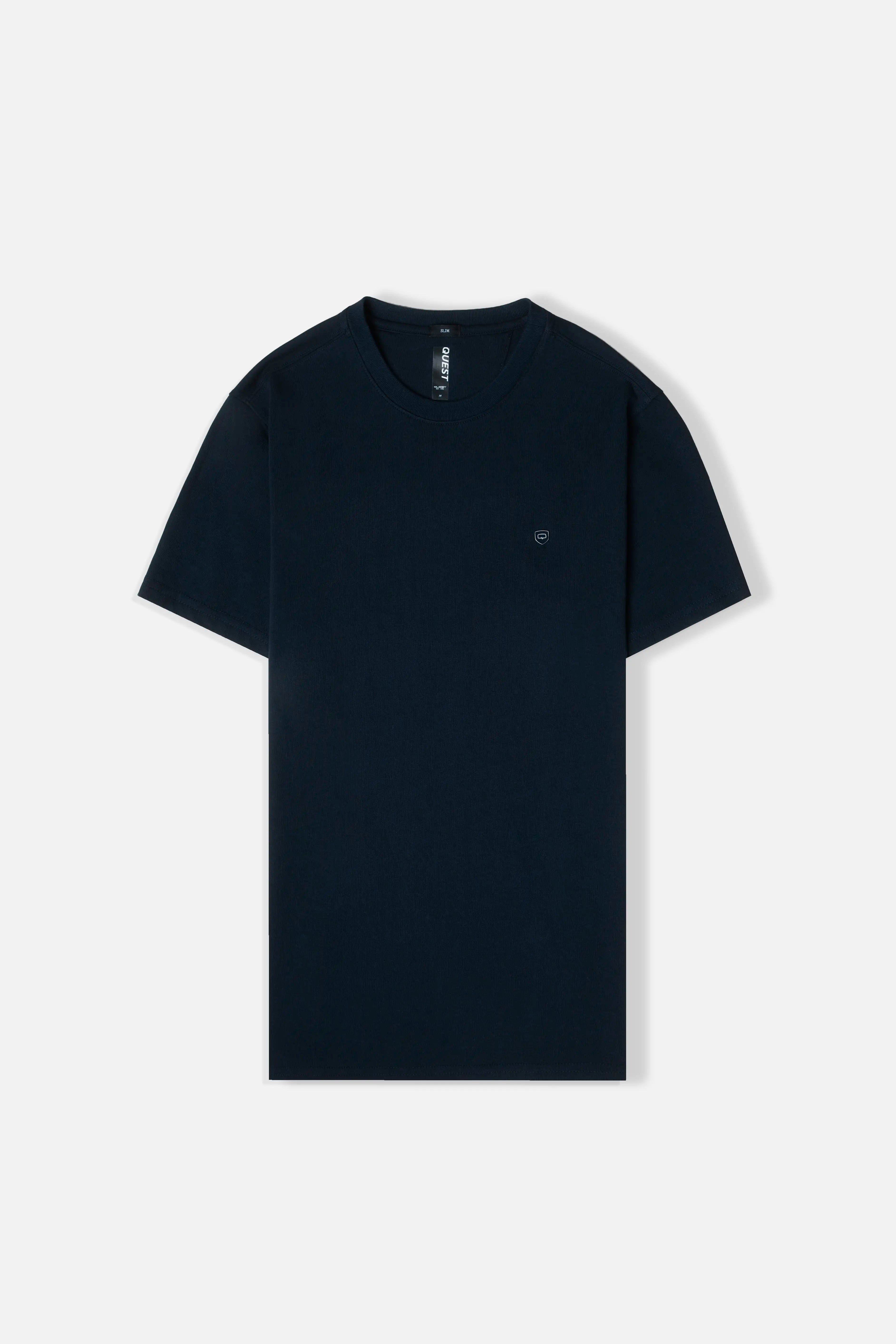 CAMISETA MANGA CORTA COLOR AZUL OSCURO