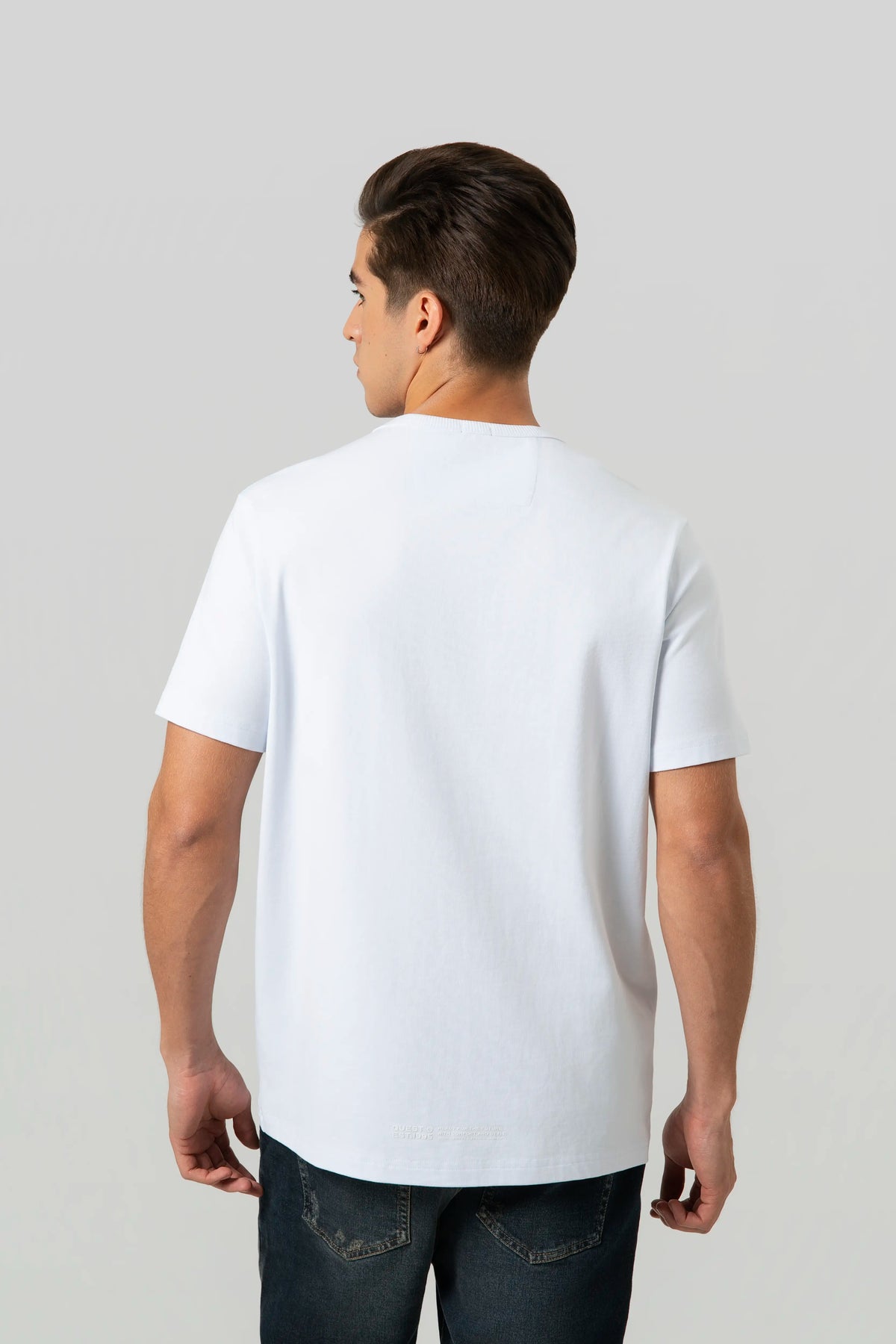CAMISETA MANGA CORTA COLOR BLANCO