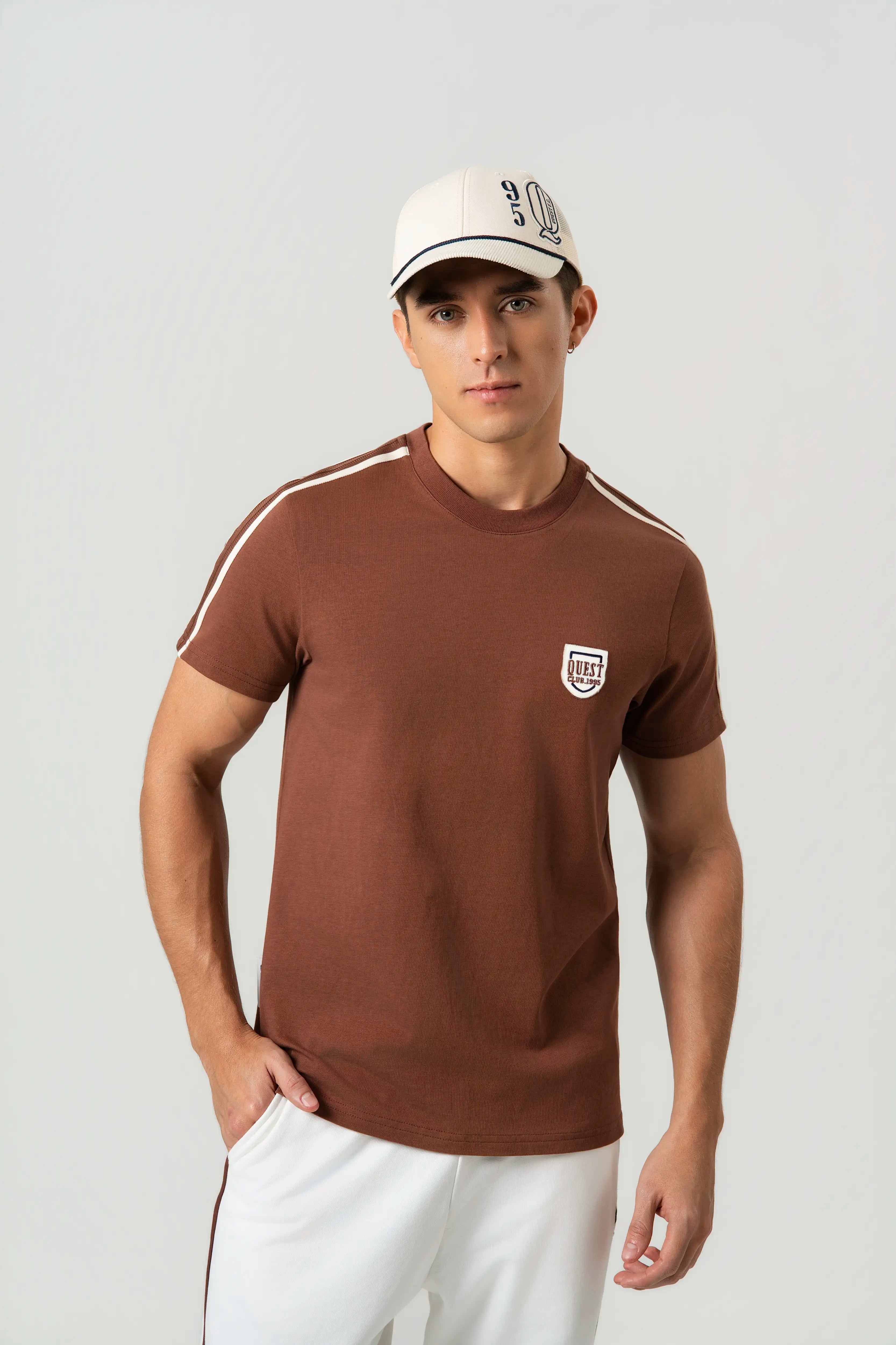 CAMISETA MANGA CORTA COLOR BRUNETTE