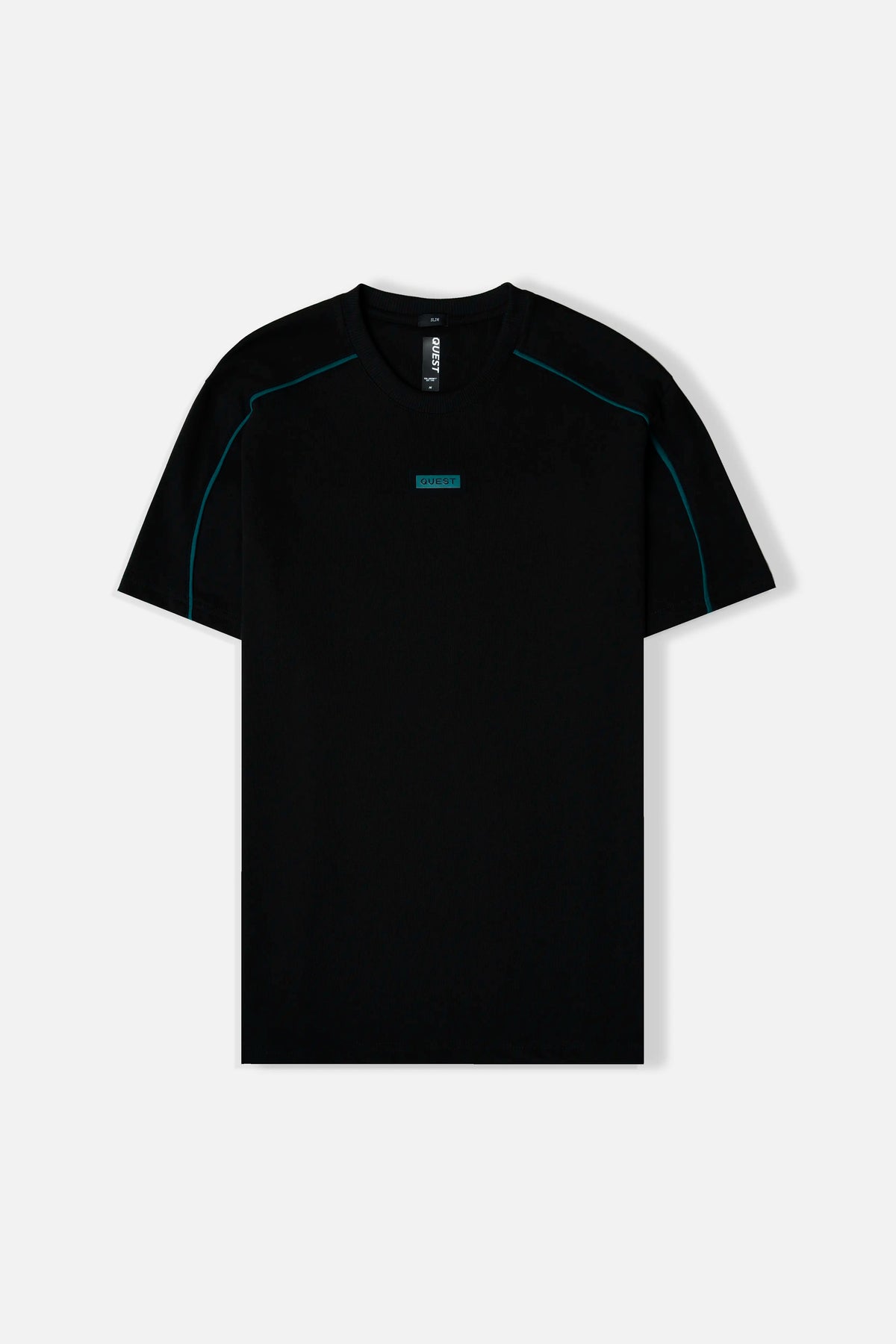 CAMISETA MANGA CORTA COLOR NEGRO